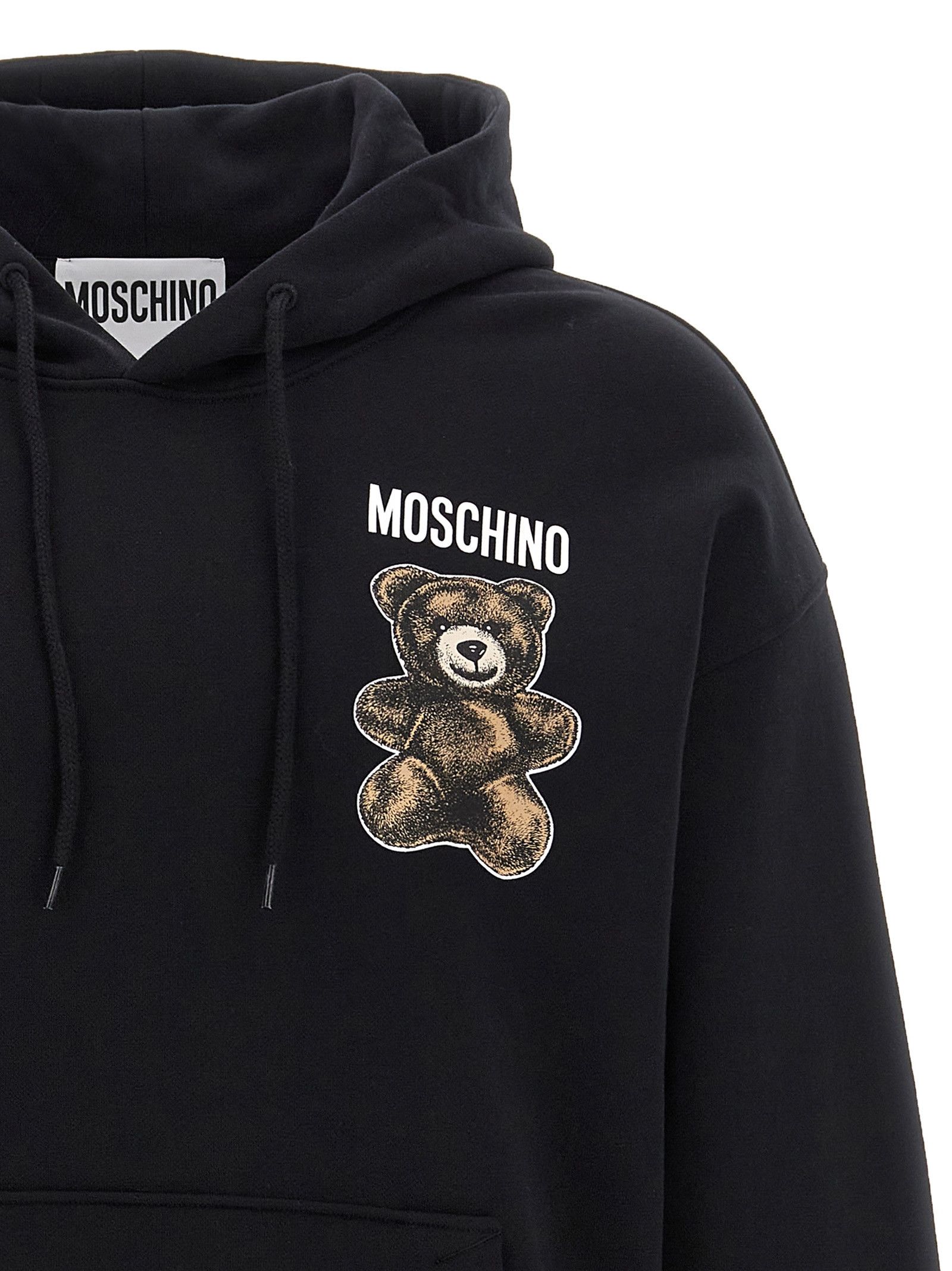 Moschino 'Teddy' Print Hoodie Size US L / EU 52-54 / 3 - 3 Thumbnail