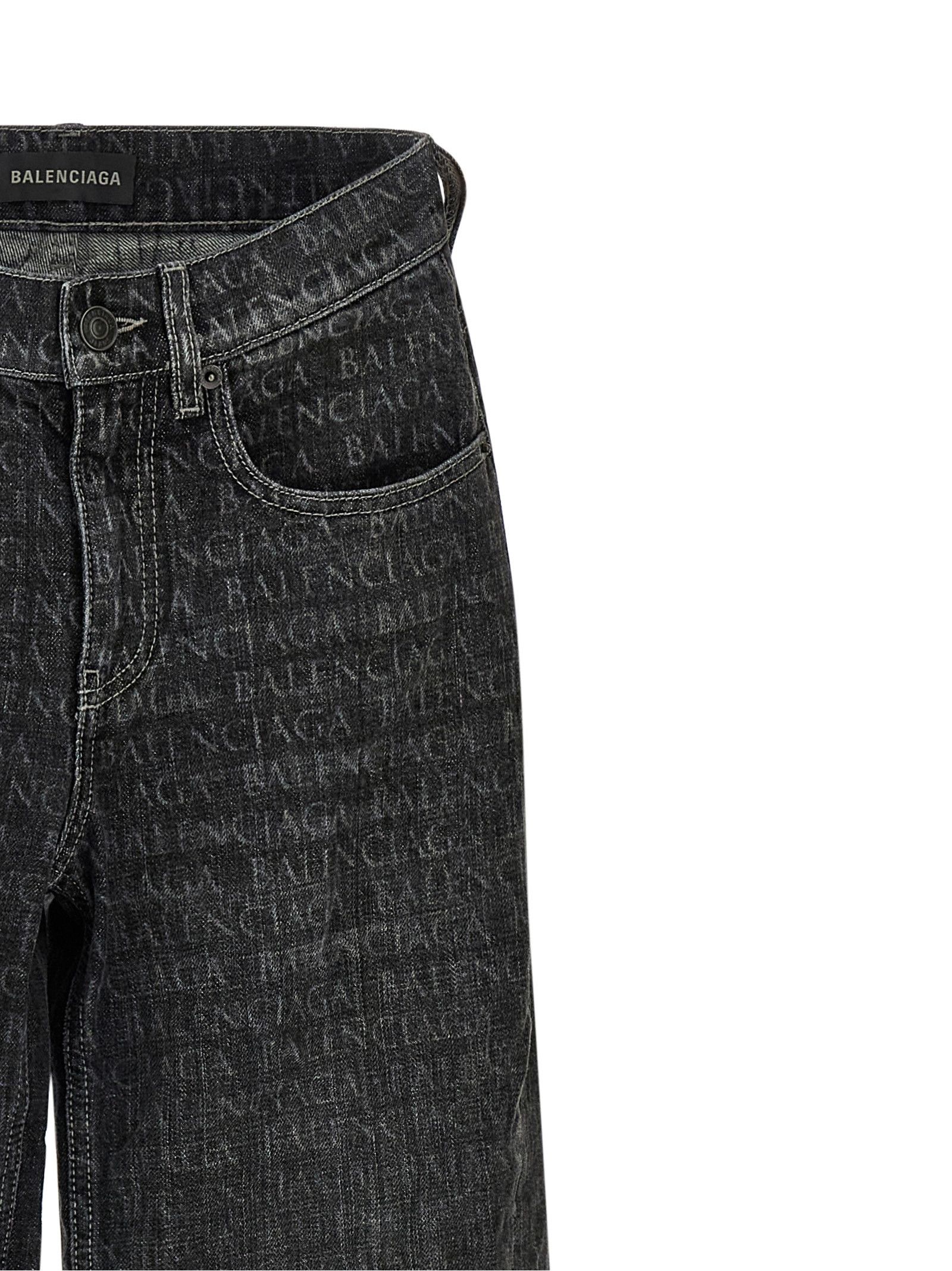 Balenciaga Wide Leg Jeans Size 25" / US 0 / IT 36 - 3 Thumbnail