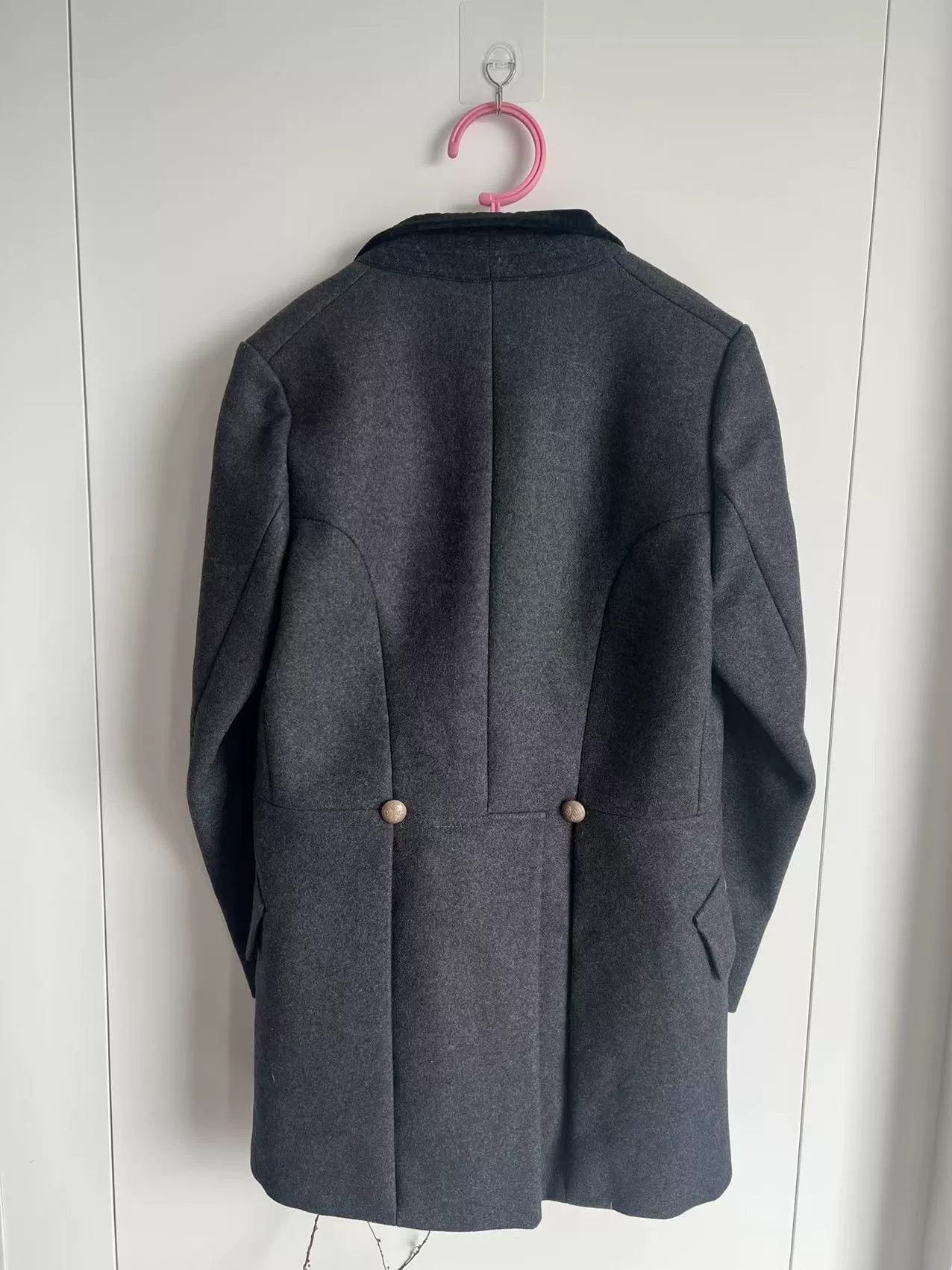 Gucci Gucci Gray Cotton Long Coat Size US L / EU 52-54 / 3 - 2 Thumbnail