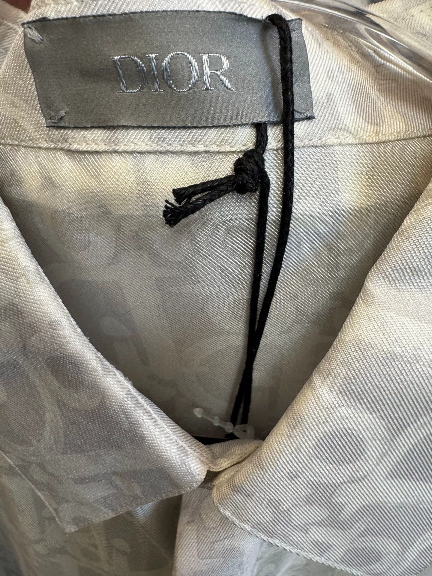 Dior Dior Silk Logo Short Sleeve Shirt Size US XS / EU 42 / 0 - 3 Thumbnail