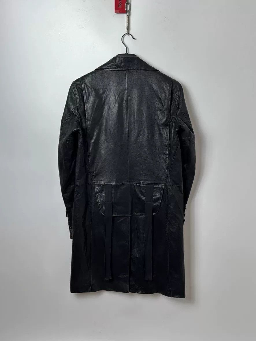 Helmut Lang Helmut Lang 2004 Dragonfly Leather Coat Size M / US 6-8 / IT 42-44 - 3 Thumbnail