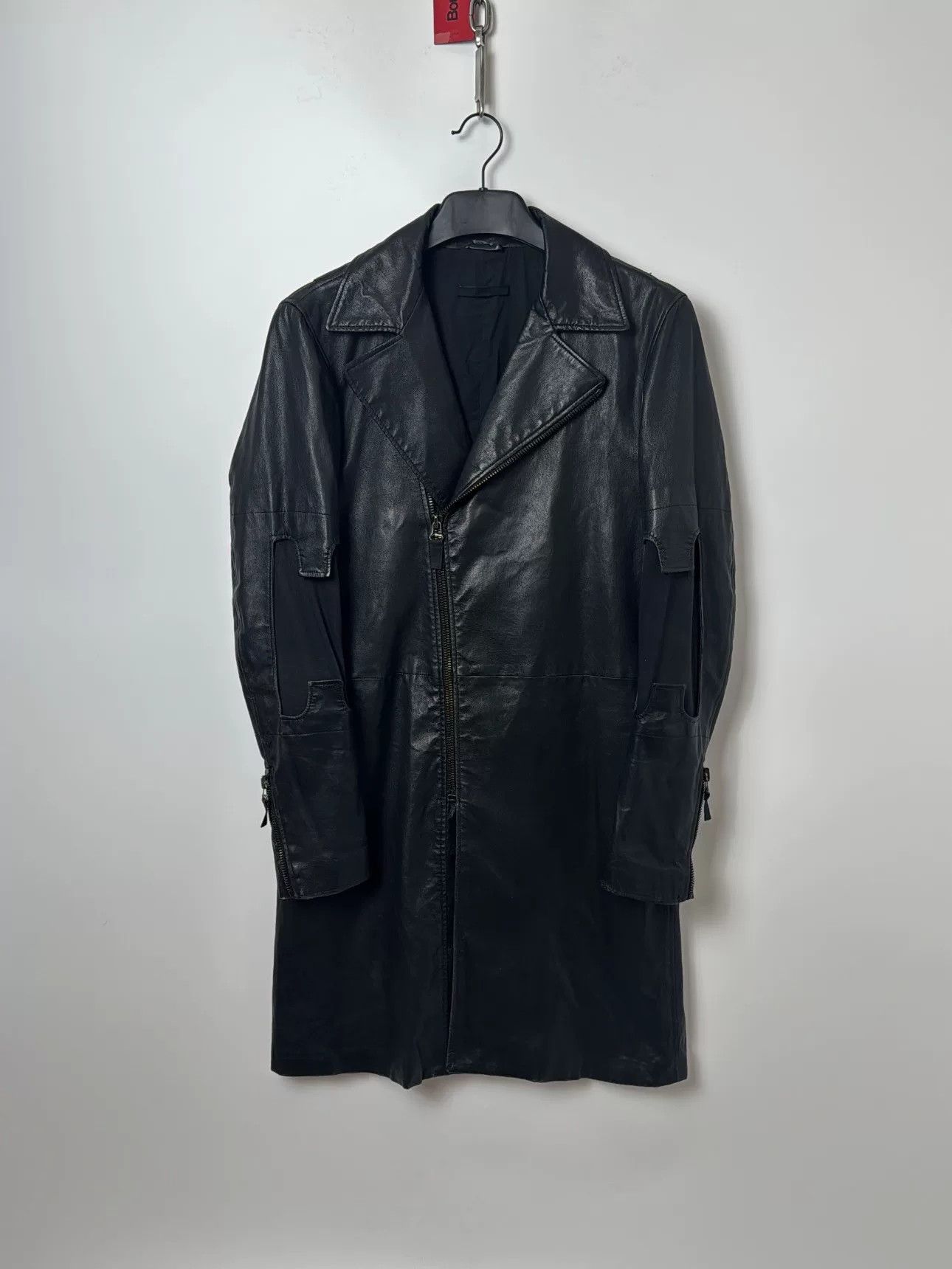 Helmut Lang Helmut Lang 2004 Dragonfly Leather Coat Size M / US 6-8 / IT 42-44 - 2 Thumbnail