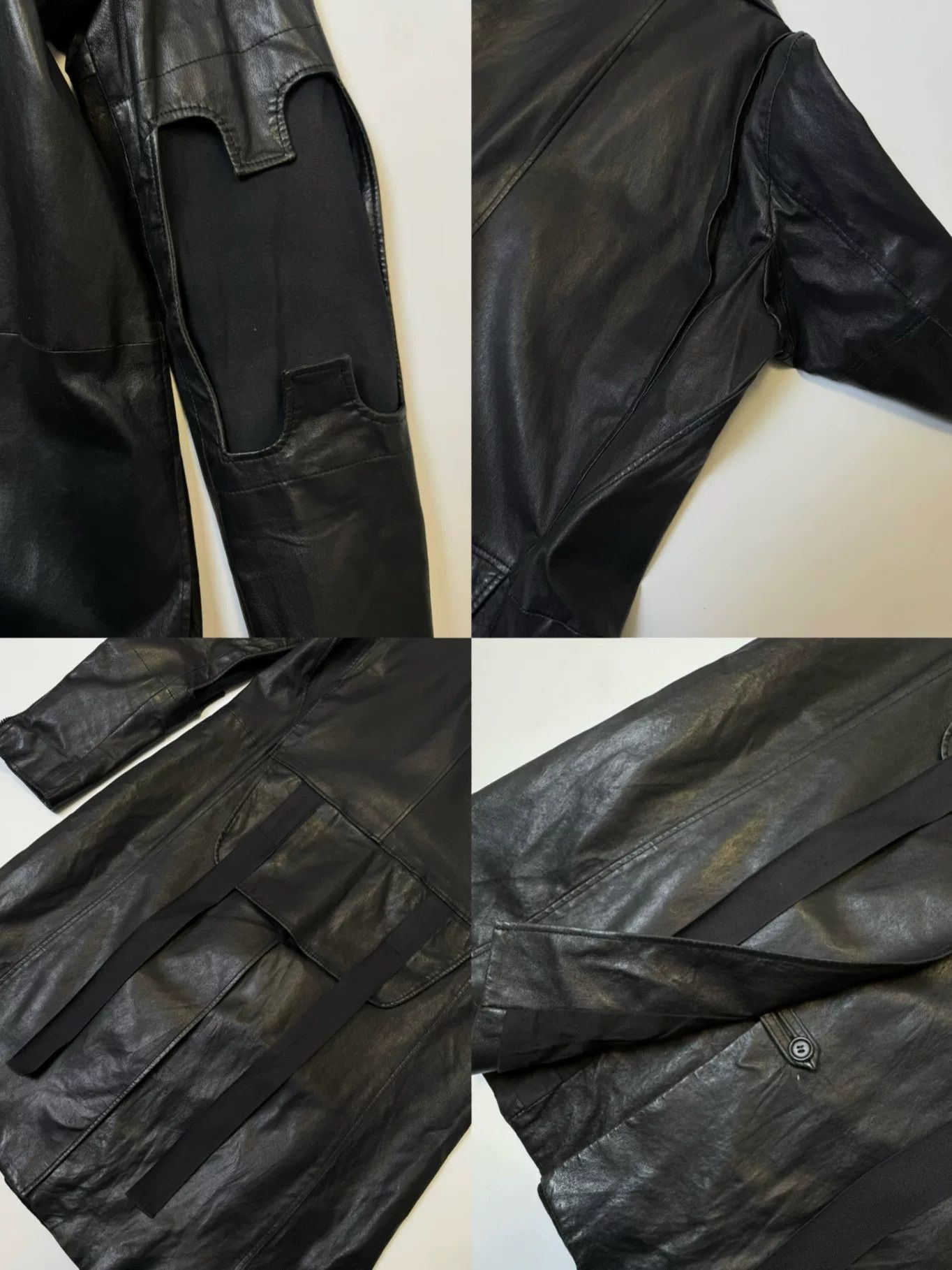 Helmut Lang Helmut Lang 2004 Dragonfly Leather Coat Size M / US 6-8 / IT 42-44 - 4 Thumbnail
