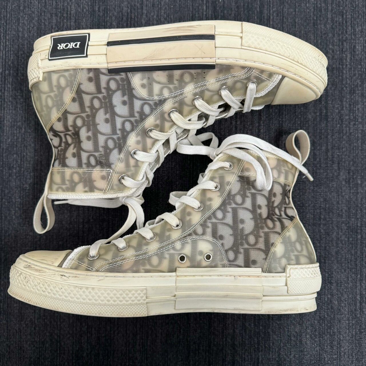 Dior Dior B23 Canvas Sneakers Size 39.5 Size US 6.5 / EU 39-40 - 5 Thumbnail