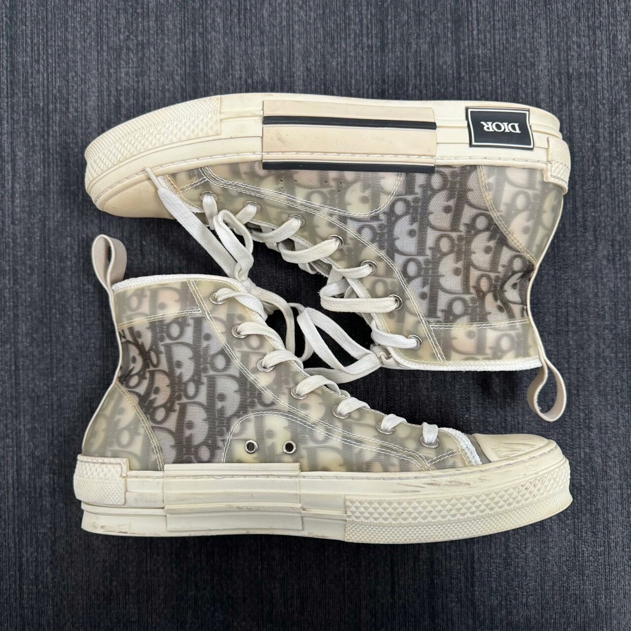 Dior Dior B23 Canvas Sneakers Size 39.5 Size US 6.5 / EU 39-40 - 3 Thumbnail