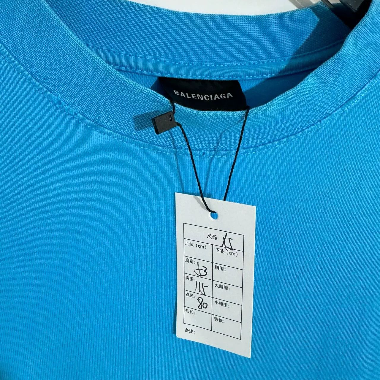 Balenciaga Balenciaga Ice Blue Coke T-Shirt XS Size US XS / EU 42 / 0 - 3 Thumbnail