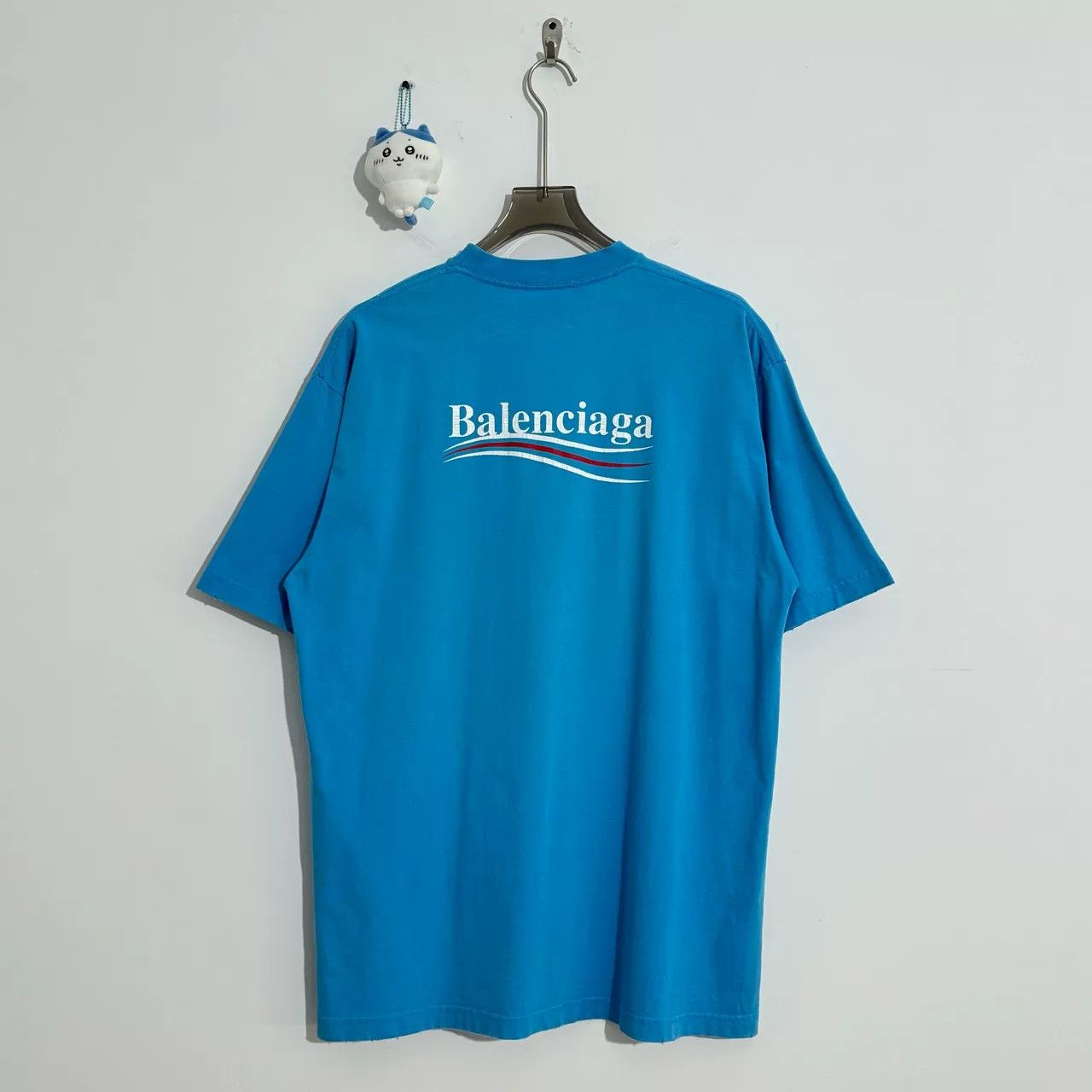 Balenciaga Balenciaga Ice Blue Coke T-Shirt XS Size US XS / EU 42 / 0 - 2 Thumbnail