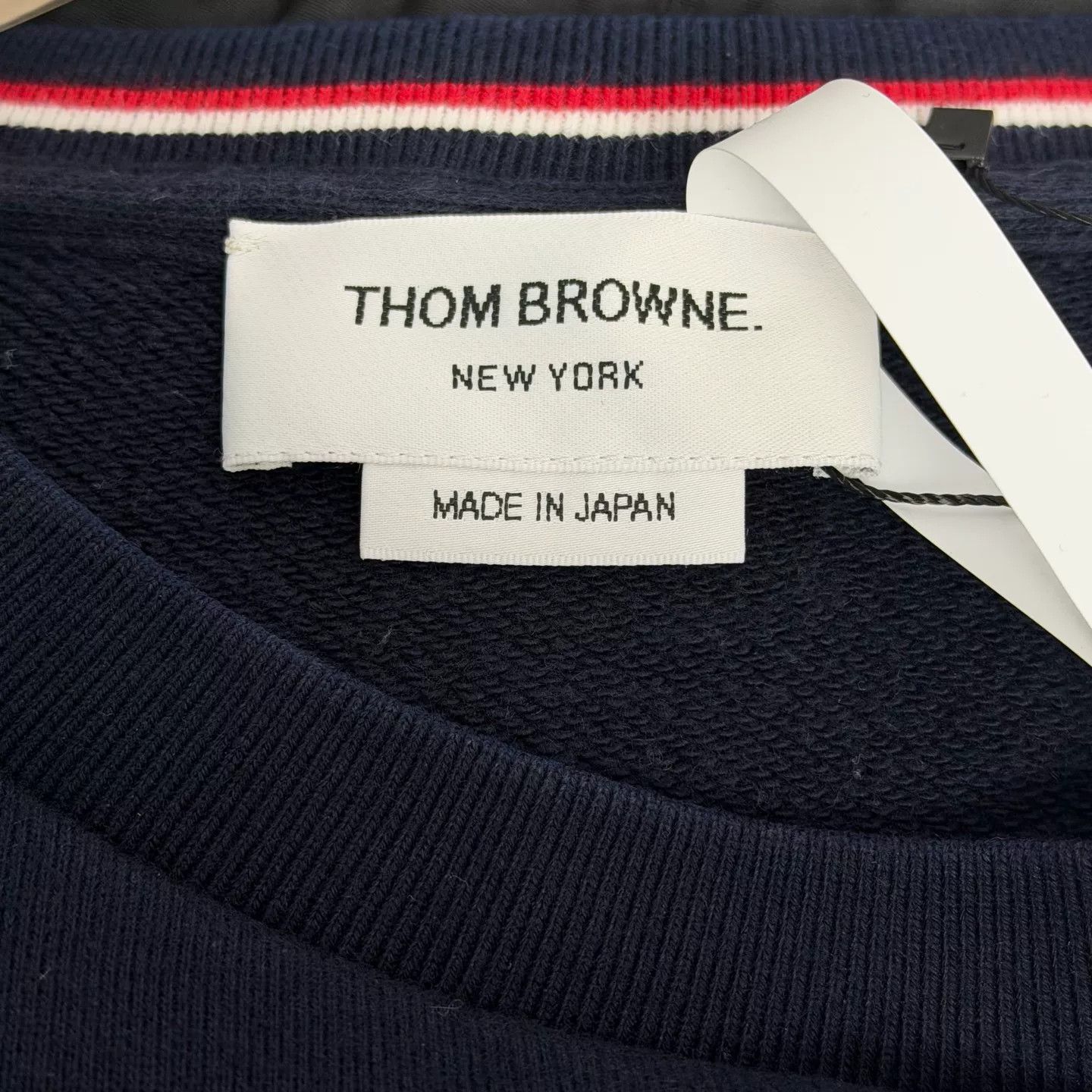Thom Browne Thom Browne Navy Stripe Sweatshirt Size 3 Size US L / EU 52-54 / 3 - 4 Thumbnail