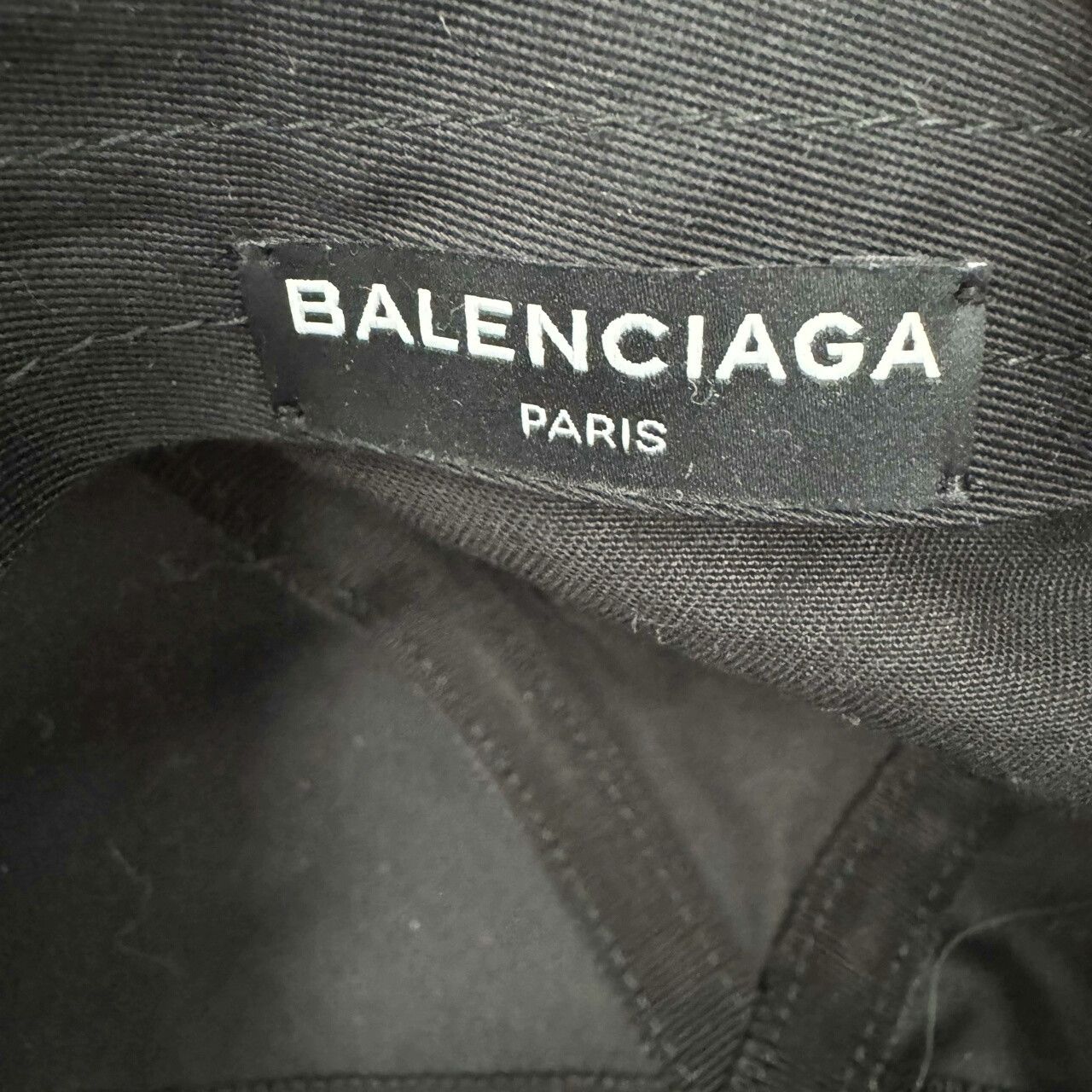 Balenciaga Balenciaga Black Logo Baseball Cap Size L Size ONE SIZE - 4 Thumbnail