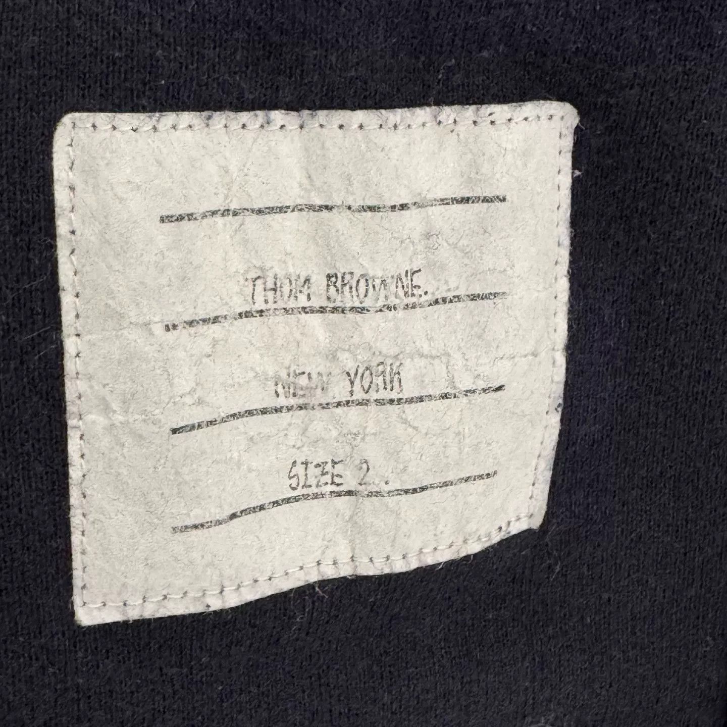 Thom Browne Thom Browne Navy Striped Sweatshirt Size 2 Size US M / EU 48-50 / 2 - 4 Thumbnail