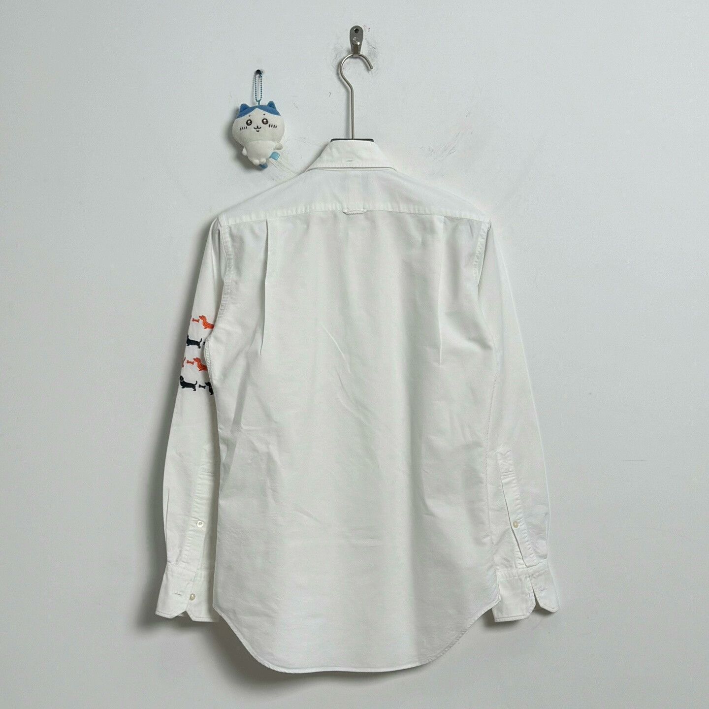 Thom Browne Embroidered Dog Stripe Shirt
