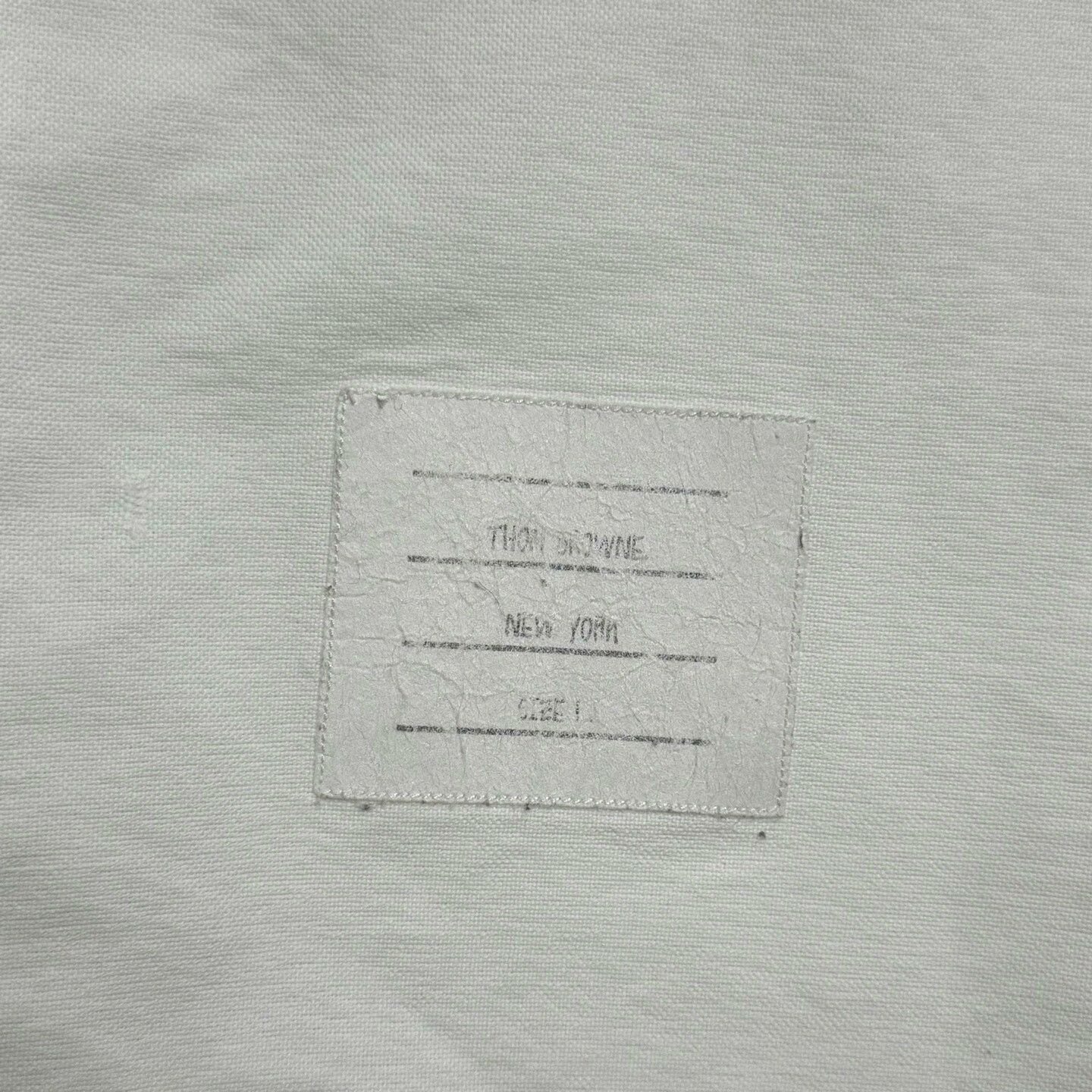 Thom Browne Embroidered Dog Stripe Shirt