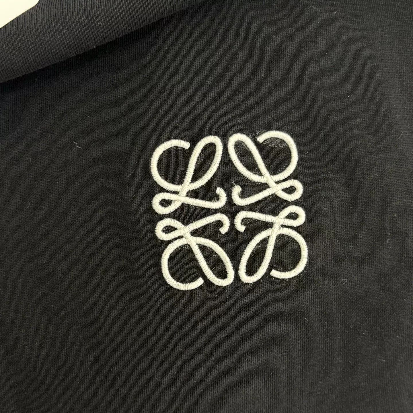 Loewe Loewe Black Embroidered Logo T-shirt XL Size US XL / EU 56 / 4 - 5 Thumbnail