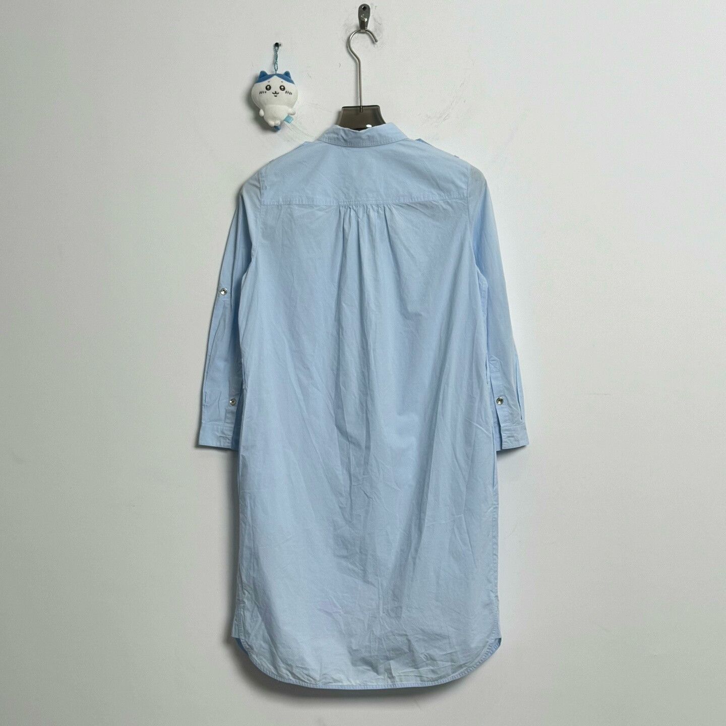 Burberry Burberry Blue Embroidered Logo Dress UK6 Size XS / US 0-2 / IT 36-38 - 2 Thumbnail