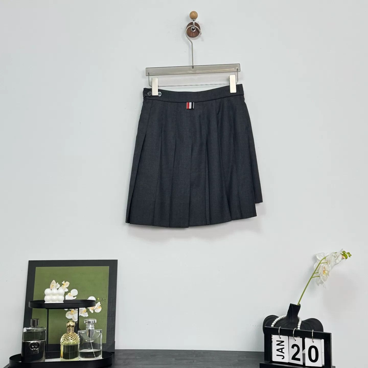 Thom Browne Thom Browne Classic Wool Pleated Skirt Size 38" / US 16 / IT 52 - 2 Thumbnail