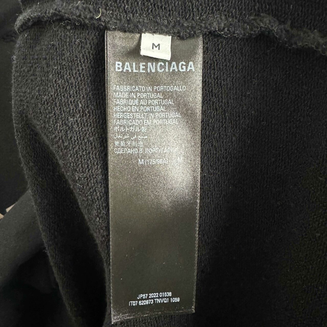 Balenciaga Black Graffiti Pullover Hoodie by Balenciaga Size US M / EU 48-50 / 2 - 4 Thumbnail