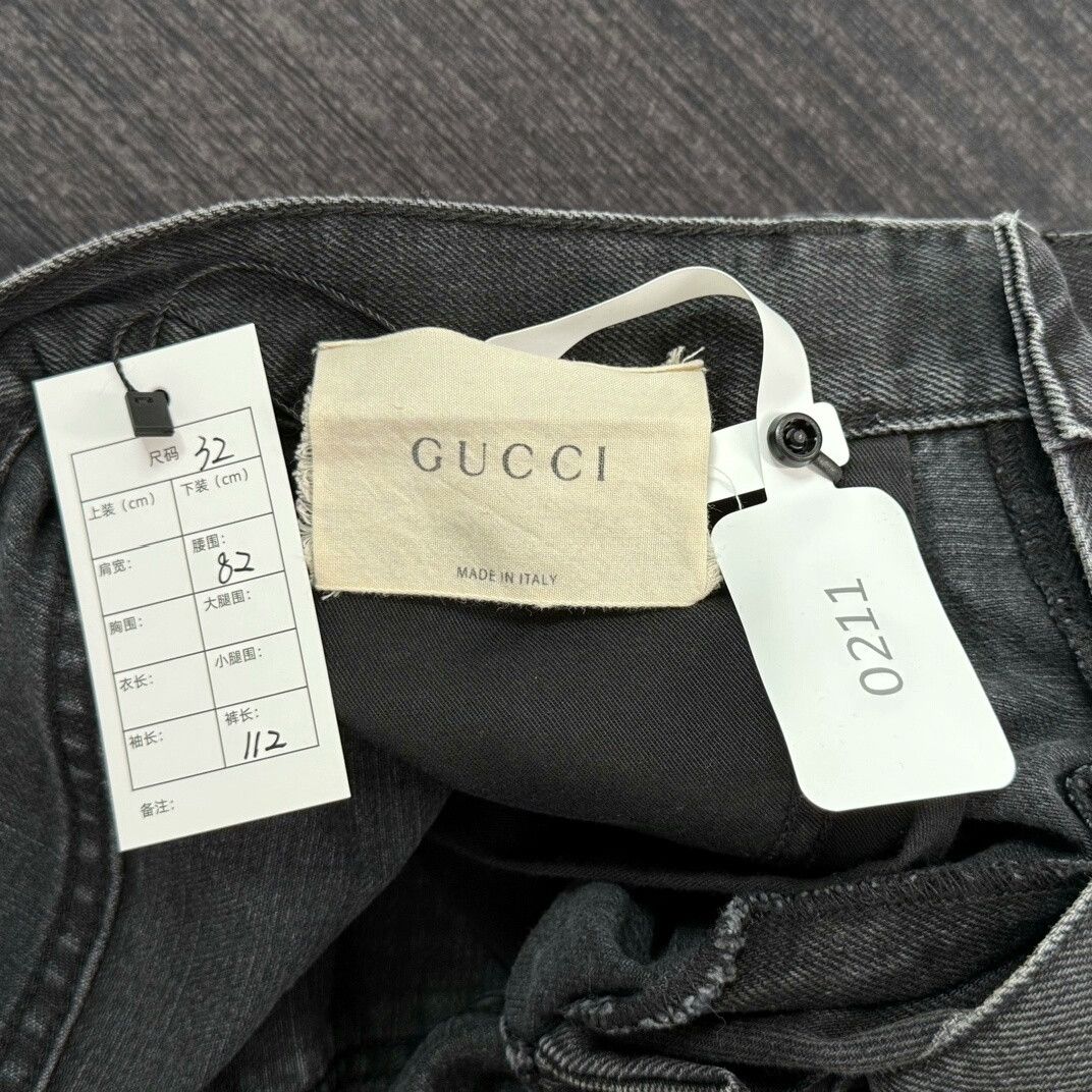 Gucci Gucci Logo Denim Pants Size 32 Size US 32 / EU 48 - 3 Thumbnail