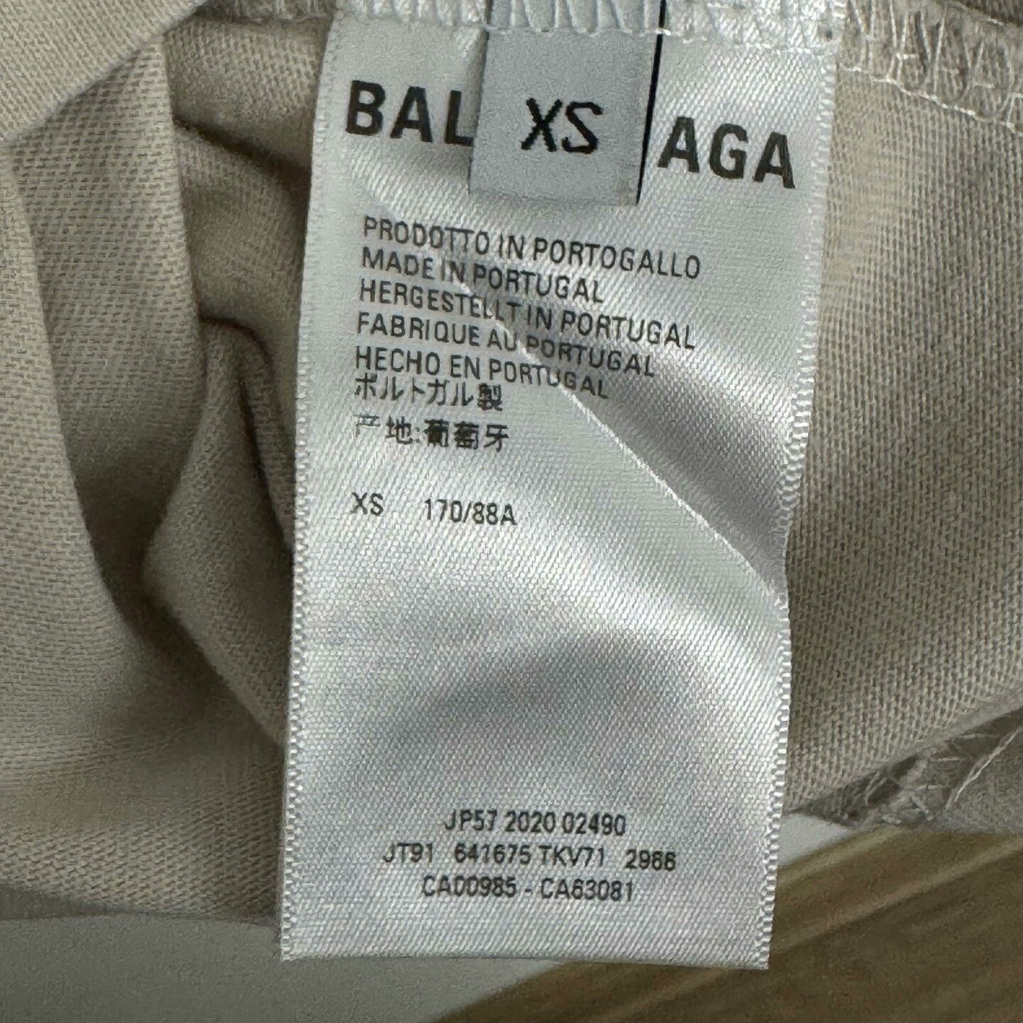 Balenciaga Balenciaga Embroidered Logo T-Shirt XS Size US XS / EU 42 / 0 - 4 Thumbnail
