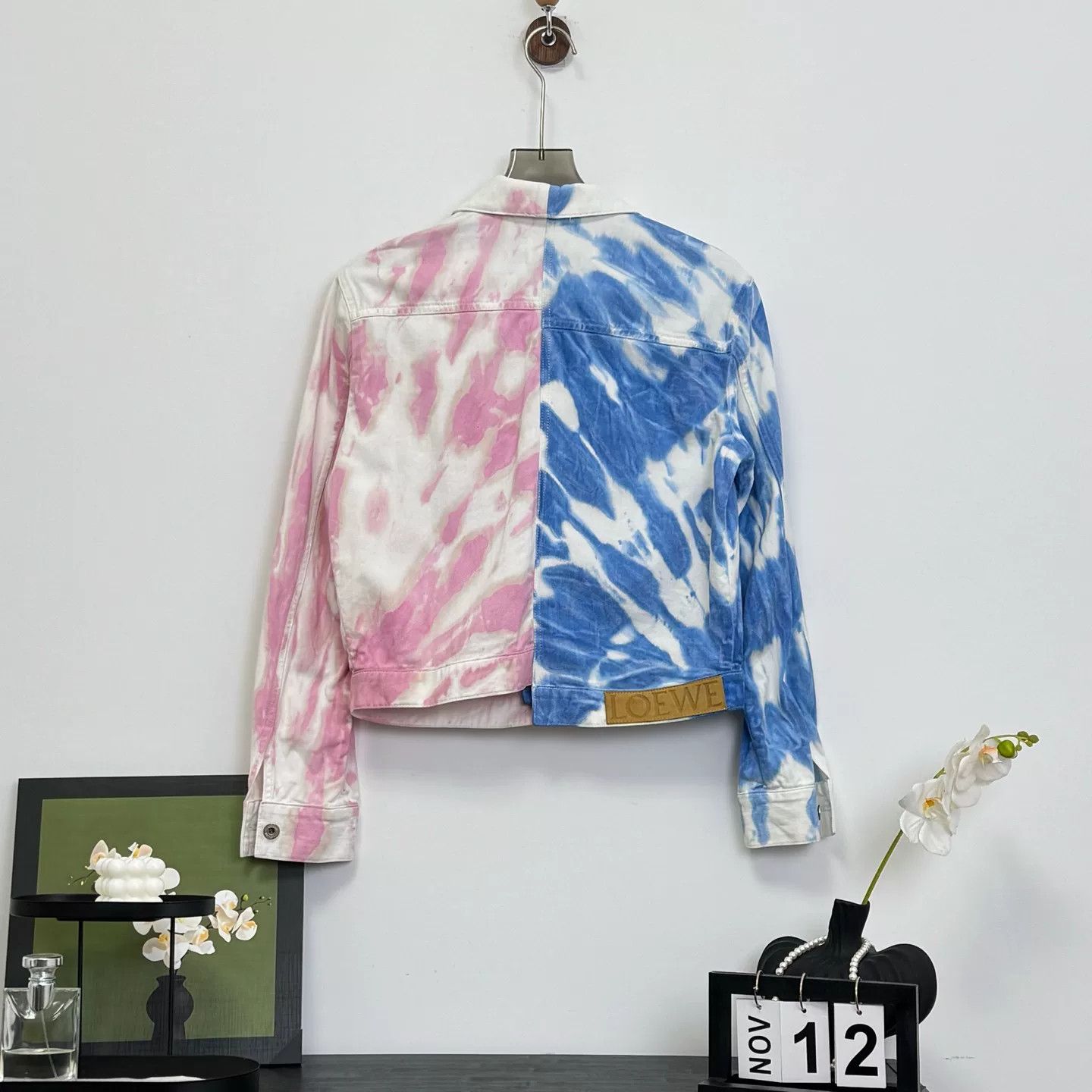 Loewe Loewe Irregular Tie-Dye Denim Jacket Size S / US 4 / IT 40 - 2 Thumbnail