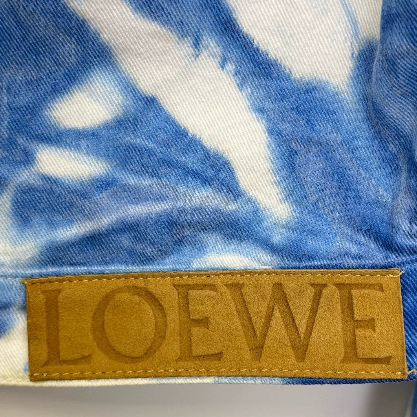 Loewe Loewe Irregular Tie-Dye Denim Jacket Size S / US 4 / IT 40 - 5 Thumbnail