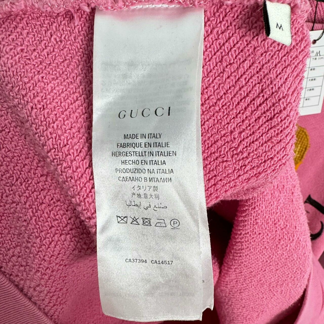 Gucci Gucci Pink Bear Logo Sweatshirt Size M / US 6-8 / IT 42-44 - 4 Thumbnail
