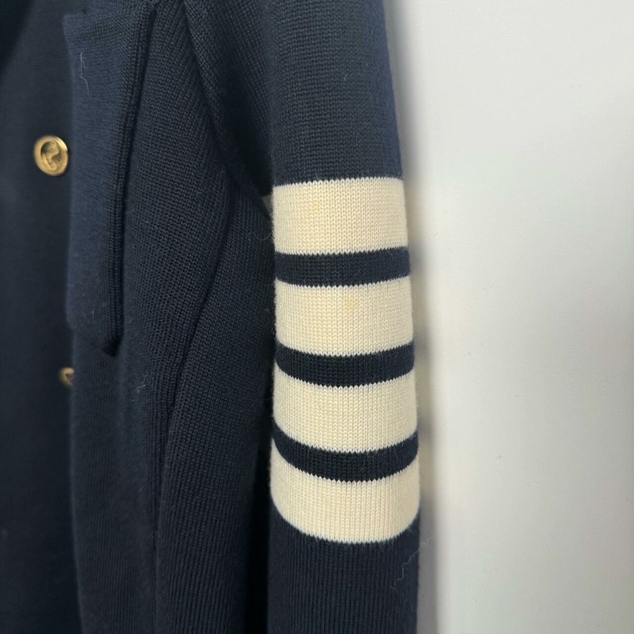 Thom Browne Thom Browne Navy Wool Blazer Jacket Size US L / EU 52-54 / 3 - 5 Thumbnail