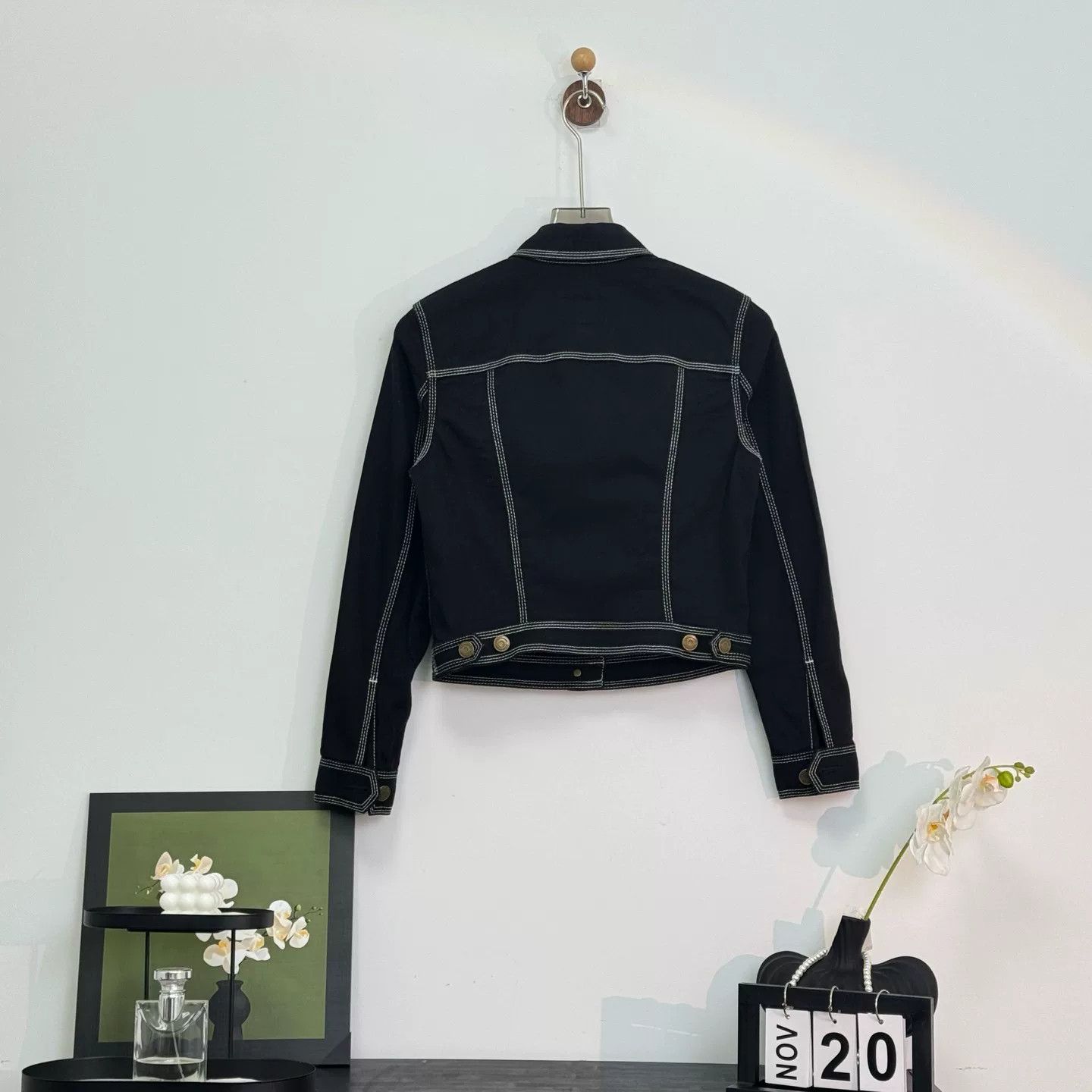 Burberry Burberry Denim Jacket in Black Size US S / EU 44-46 / 1 - 2 Thumbnail