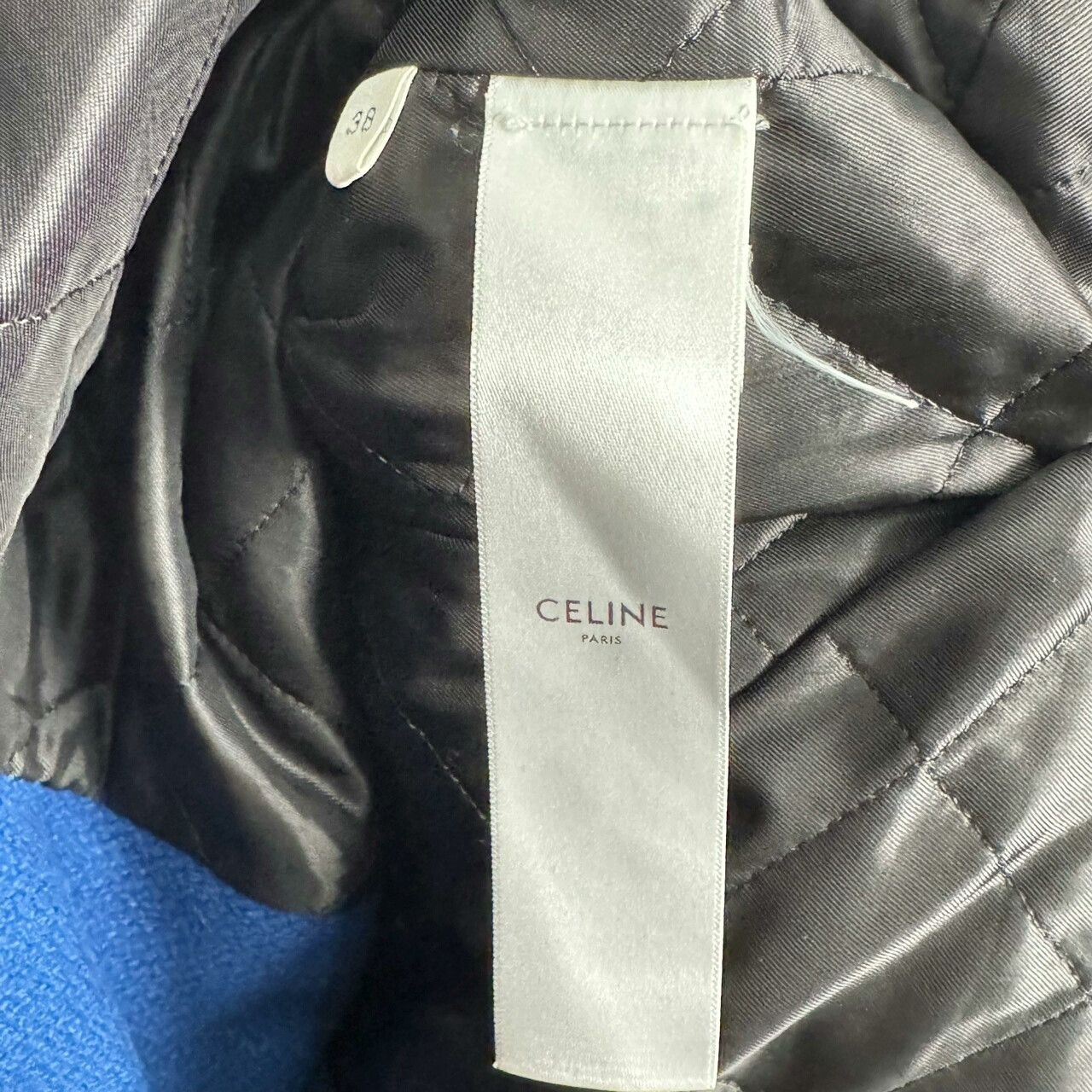 Celine Celine Wool Baseball Jacket with Leather Sleeves Size S / US 4 / IT 40 - 4 Thumbnail