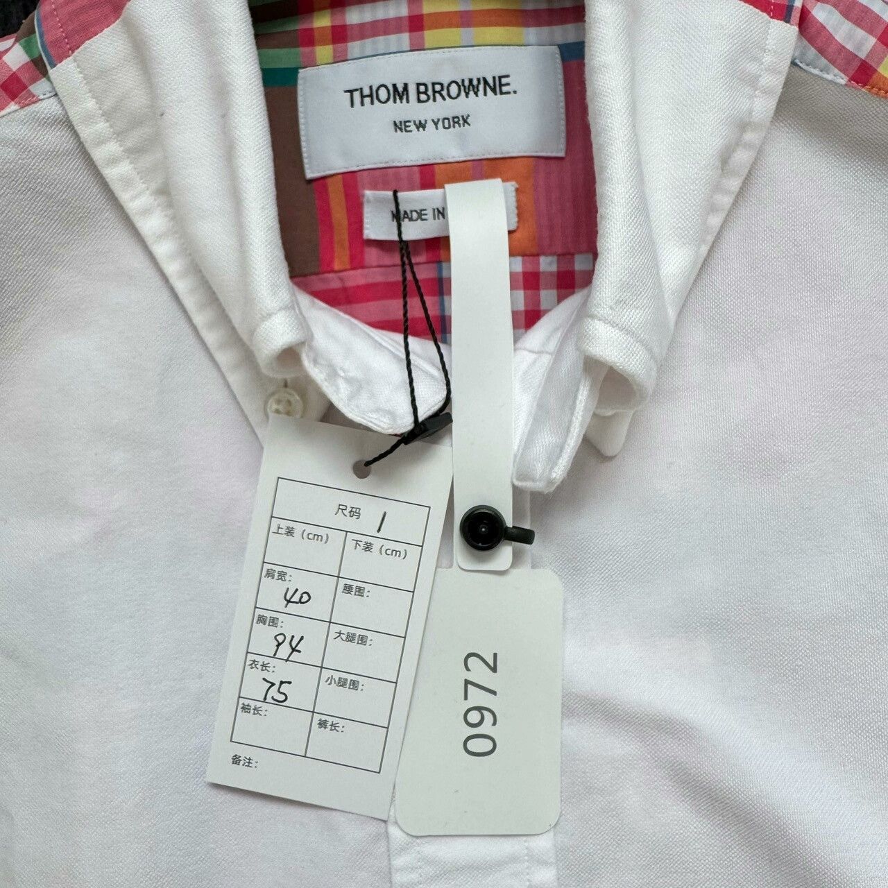 Thom Browne Thom Browne Short Sleeve Shirt Size US XS / EU 42 / 0 - 3 Thumbnail