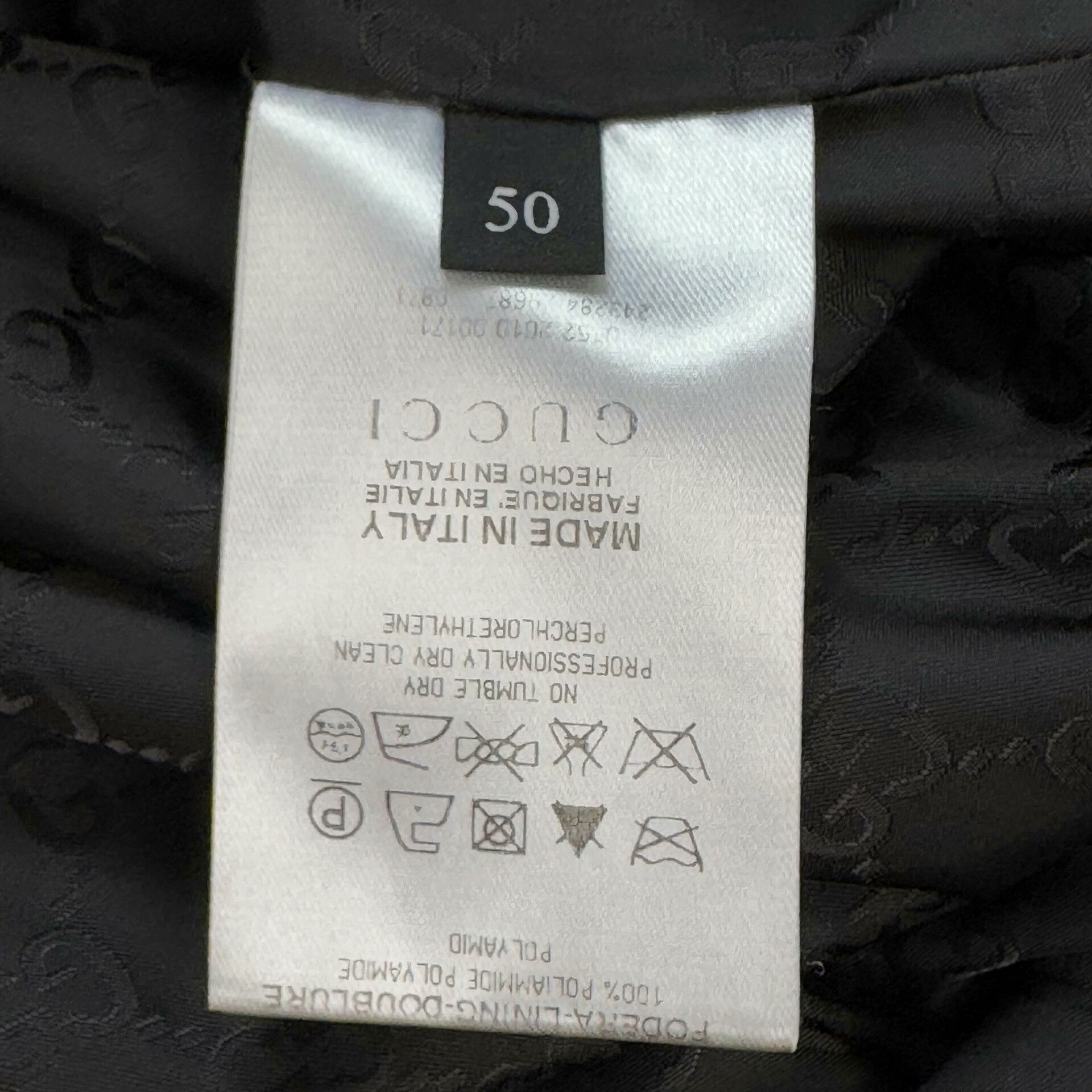 Gucci Gucci All-over Logo Zipper Jacket Size 50 Size US M / EU 48-50 / 2 - 4 Thumbnail
