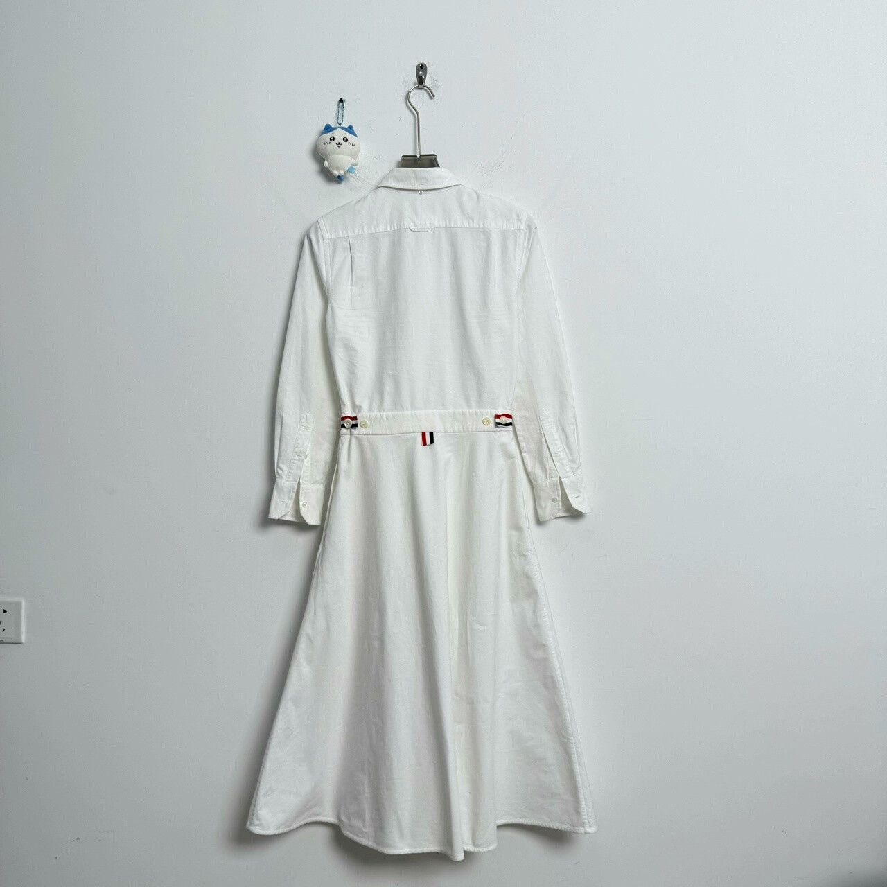 Thom Browne Thom Browne White Striped Shirt Dress Size S / US 4 / IT 40 - 2 Thumbnail