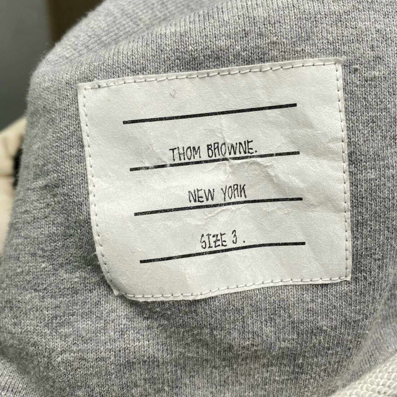 Thom Browne Thom Browne Three-Quarter Sleeve Sweatshirt Size US L / EU 52-54 / 3 - 4 Thumbnail