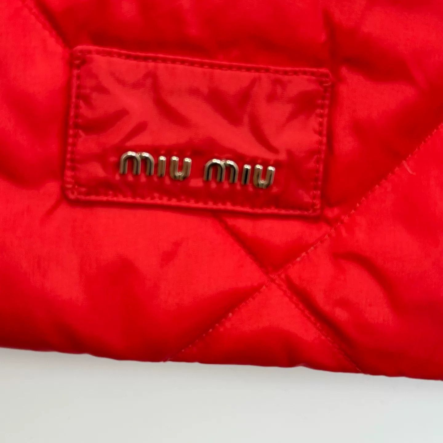 Miu Miu Miu Miu Red Quilted Down Jacket Size S / US 4 / IT 40 - 5 Thumbnail
