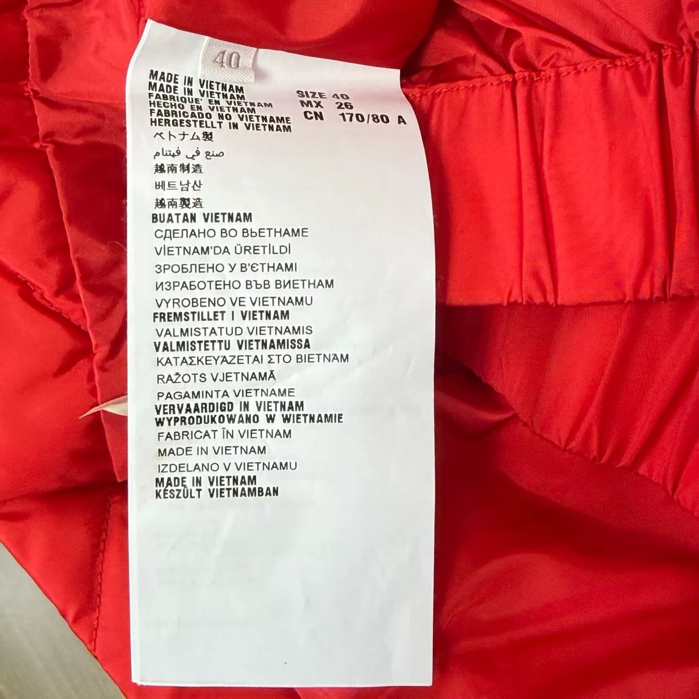 Miu Miu Miu Miu Red Quilted Down Jacket Size S / US 4 / IT 40 - 4 Thumbnail
