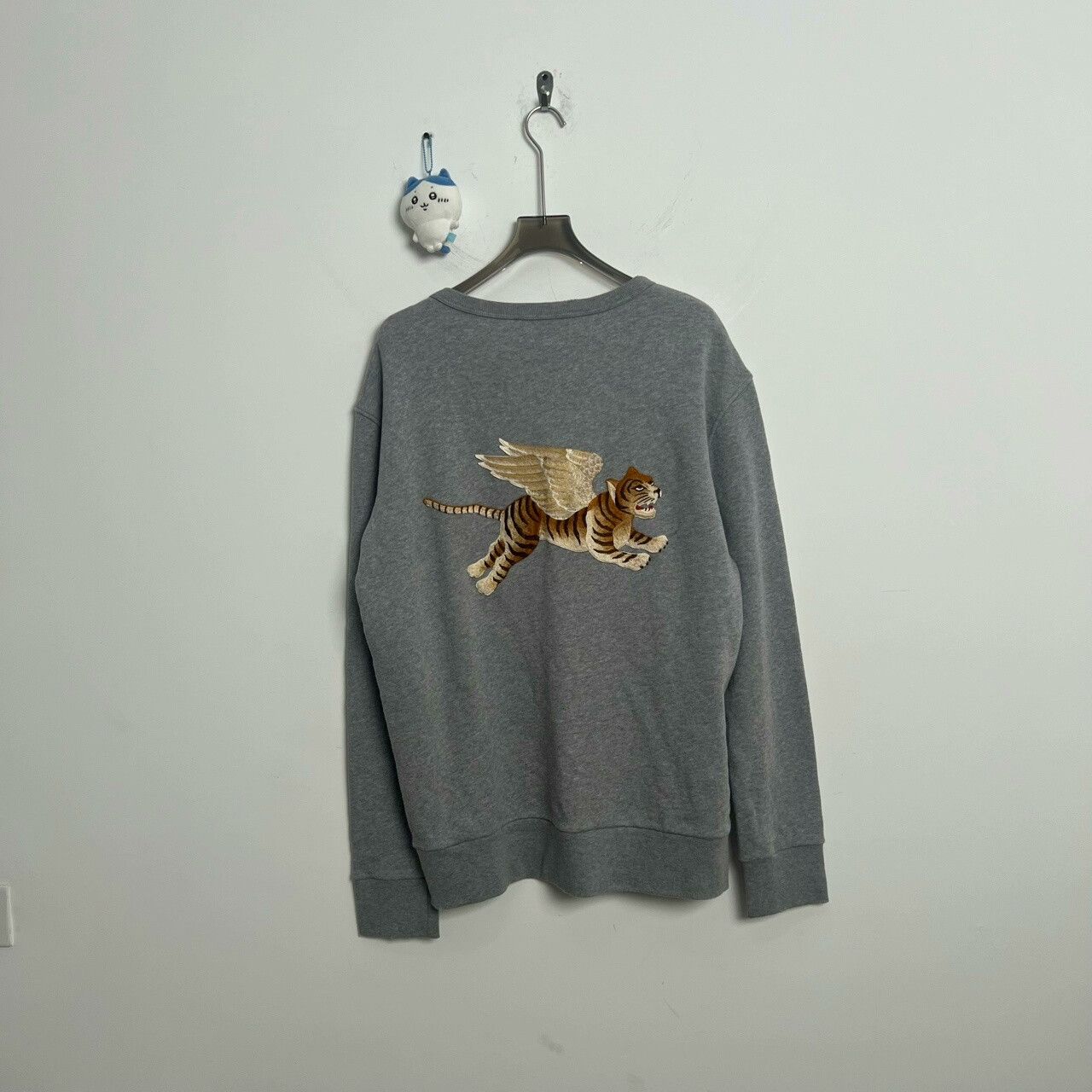 Gucci Gucci Gray Logo Hoodie with Embroidery Size US L / EU 52-54 / 3 - 2 Thumbnail