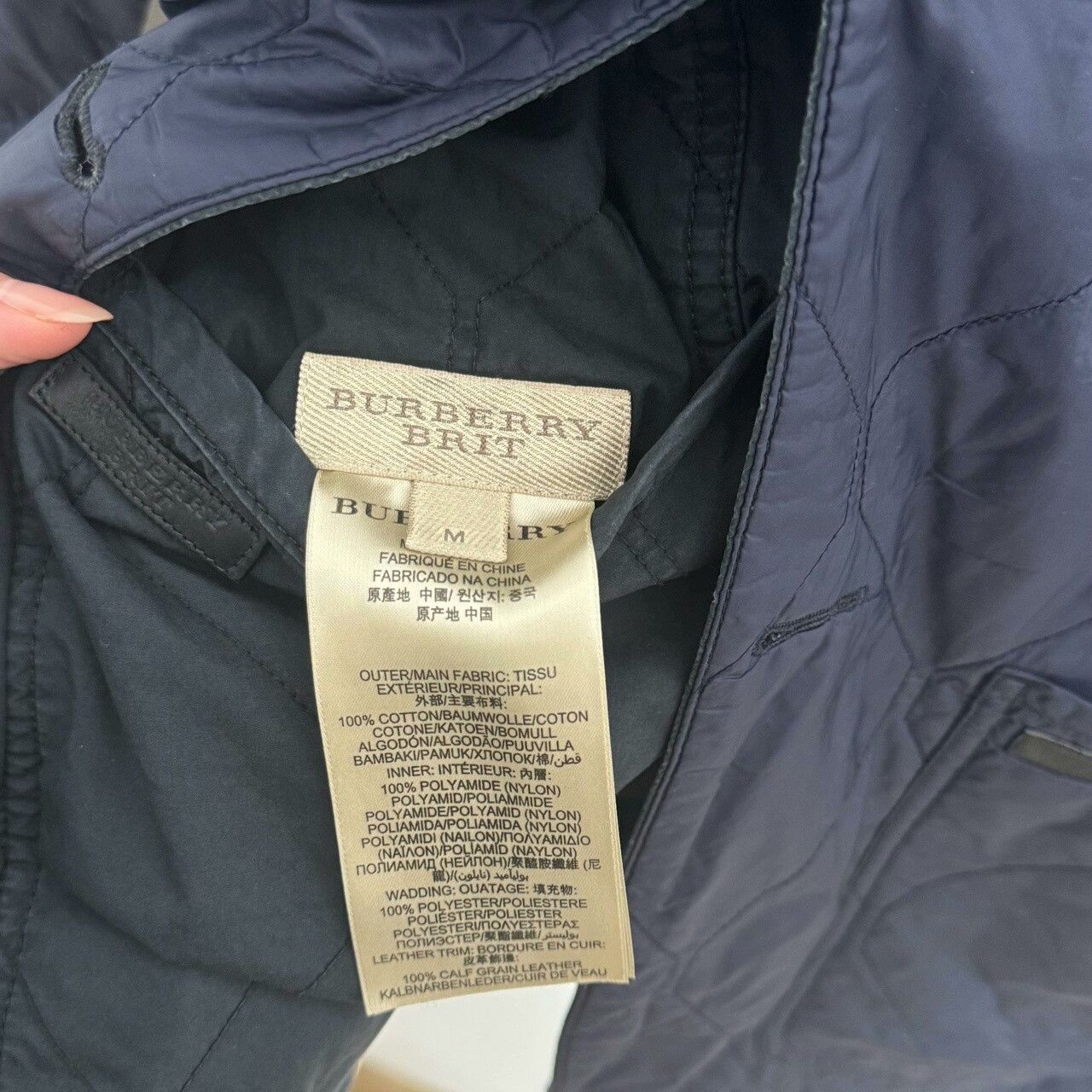 Burberry Burberry Reversible Cotton Jacket Medium Size Size US M / EU 48-50 / 2 - 3 Thumbnail