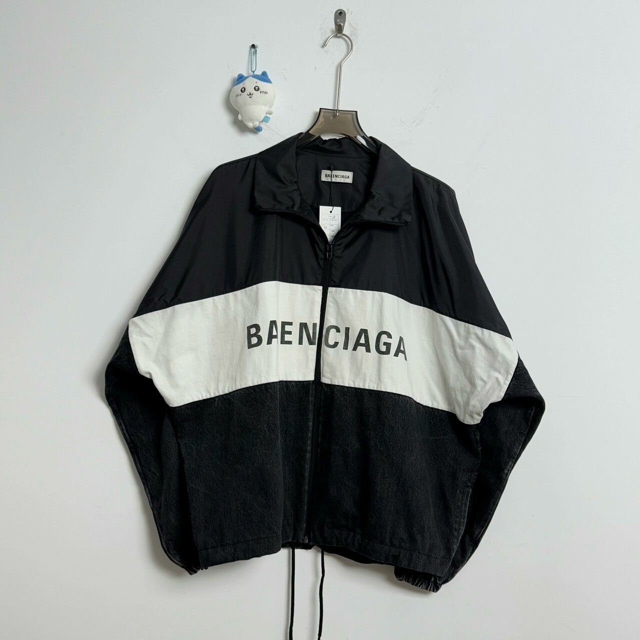 Balenciaga Balenciaga Denim Hybrid Windbreaker Jacket Size US M / EU 48-50 / 2 - 2 Thumbnail