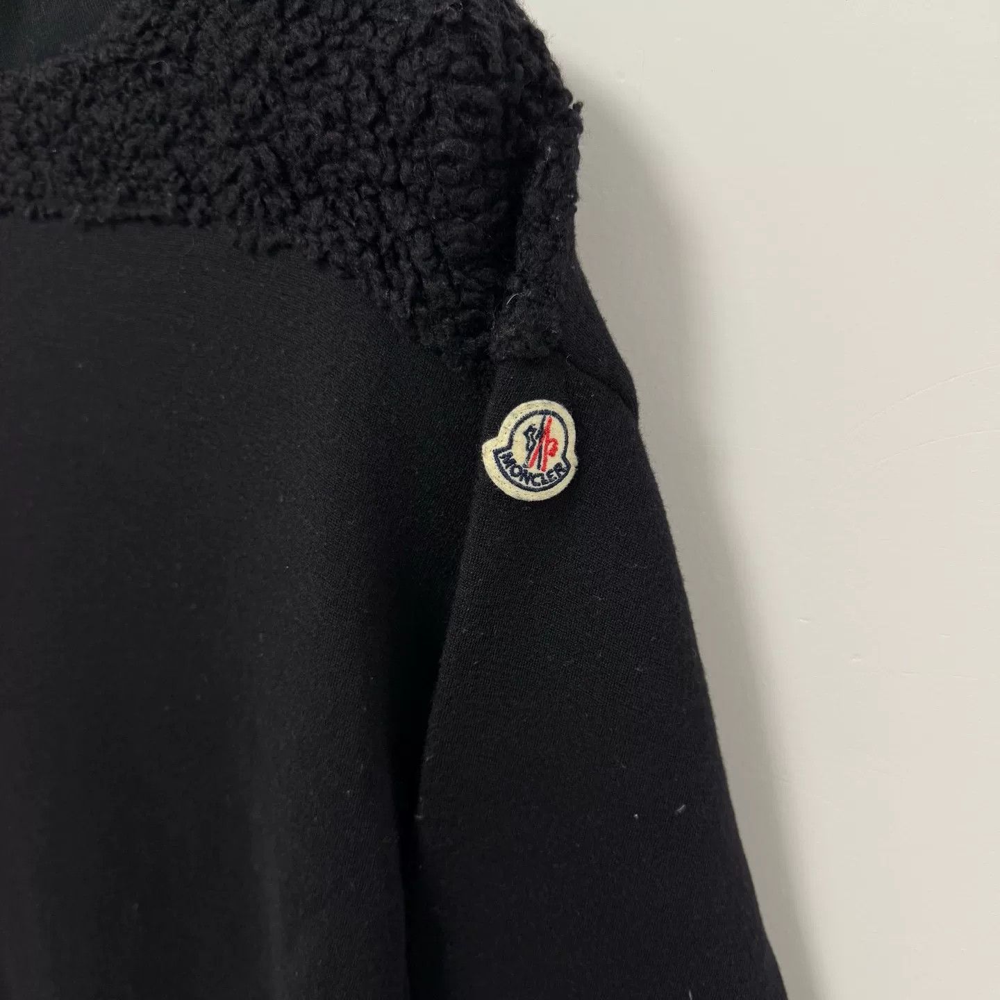 Moncler Moncler Black Sherpa Panel Sweatshirt XS Size XS / US 0-2 / IT 36-38 - 5 Thumbnail