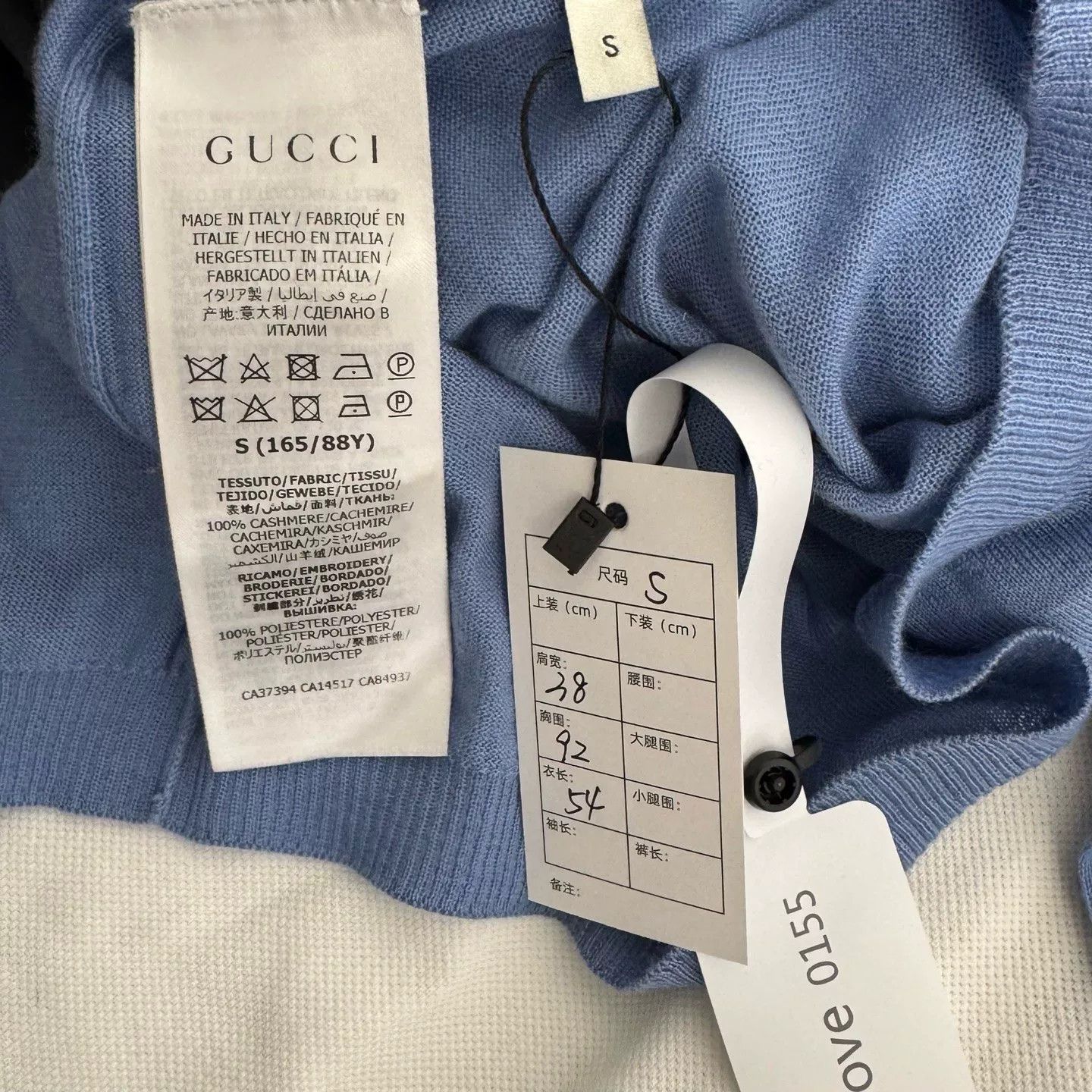 Gucci Gucci Embroidered Cashmere Sweater Size S Size S / US 4 / IT 40 - 4 Thumbnail