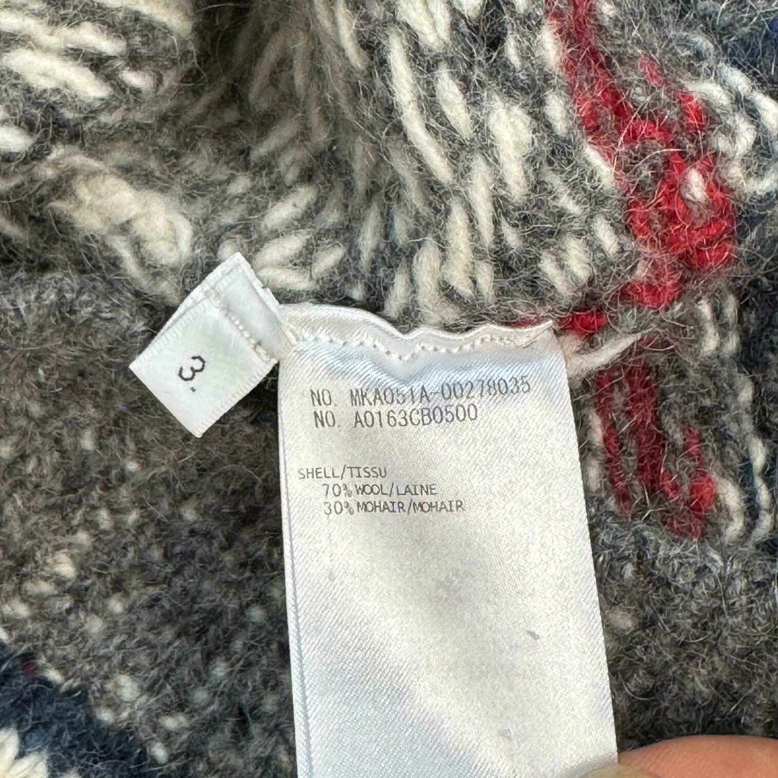Thom Browne Thom Browne Colorful Snowflake Sweater Size 3 Size US L / EU 52-54 / 3 - 4 Thumbnail