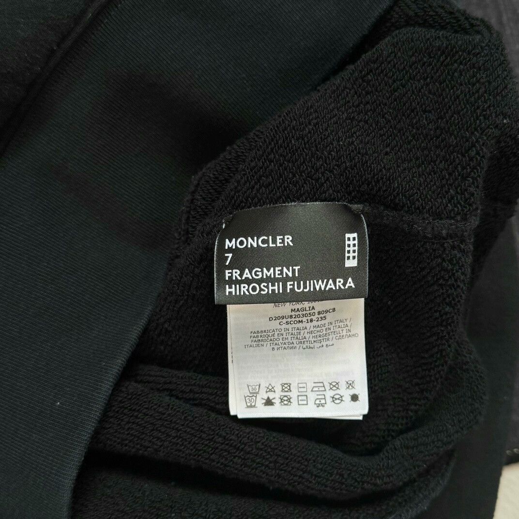 Moncler Moncler Black Logo Hoodie Size 3 Size US L / EU 52-54 / 3 - 4 Thumbnail
