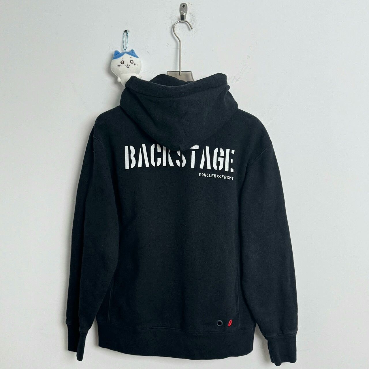 Moncler Moncler Black Logo Hoodie Size 3 Size US L / EU 52-54 / 3 - 2 Thumbnail
