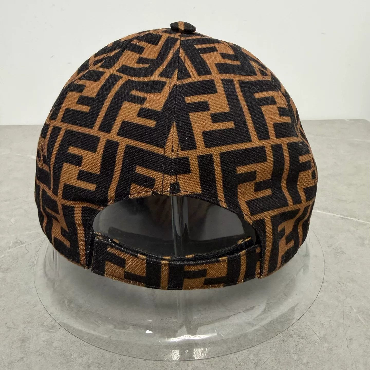 Fendi Fendi Classic Monogram Print Baseball Cap Size ONE SIZE - 2 Thumbnail