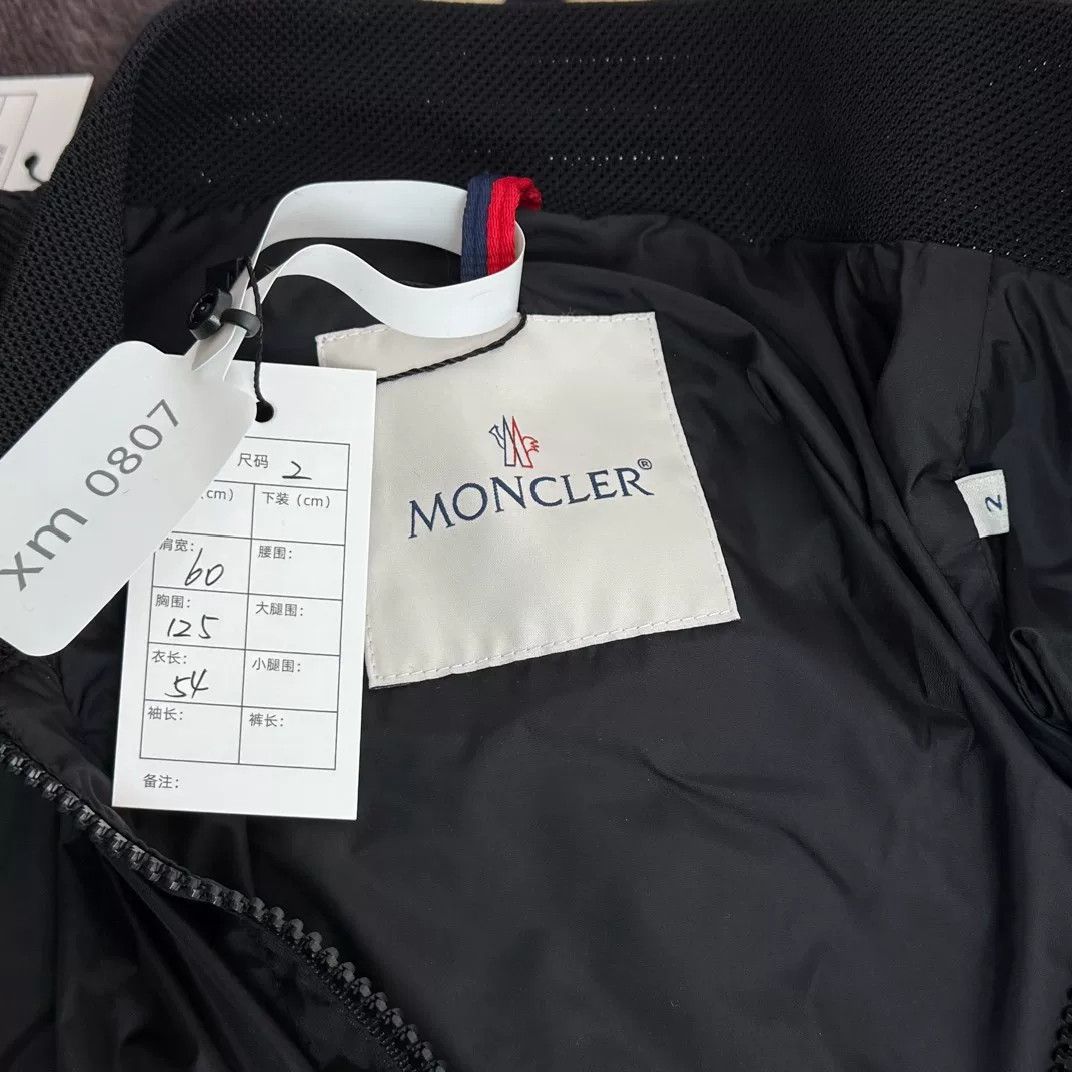 Moncler Moncler Black Logo Zip Jacket Size 2 Size US M / EU 48-50 / 2 - 3 Thumbnail