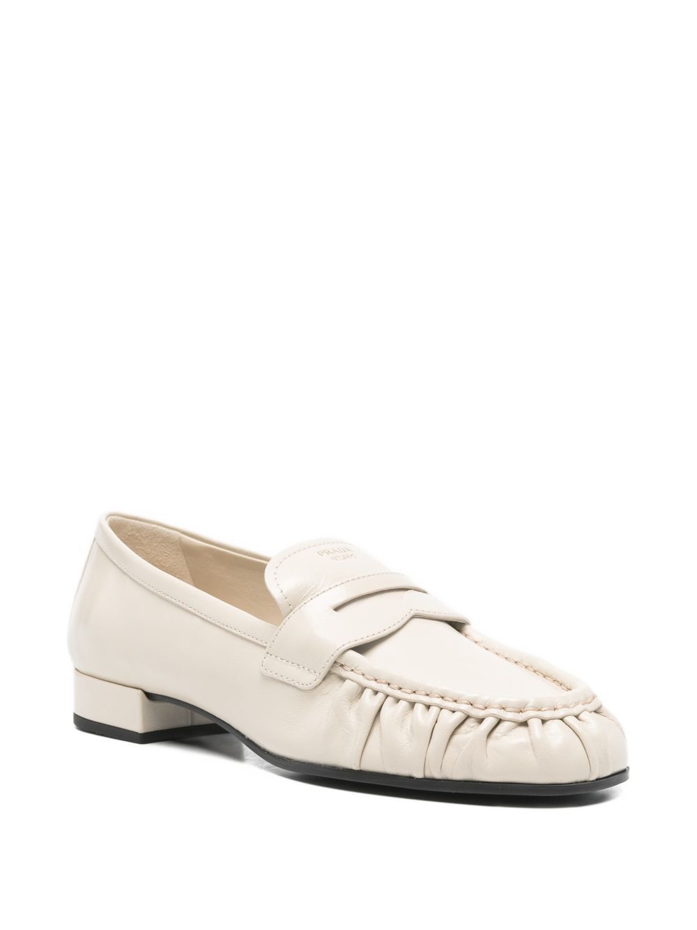 Prada LEATHER LOAFERS Size US 9 / IT 39 - 4 Thumbnail