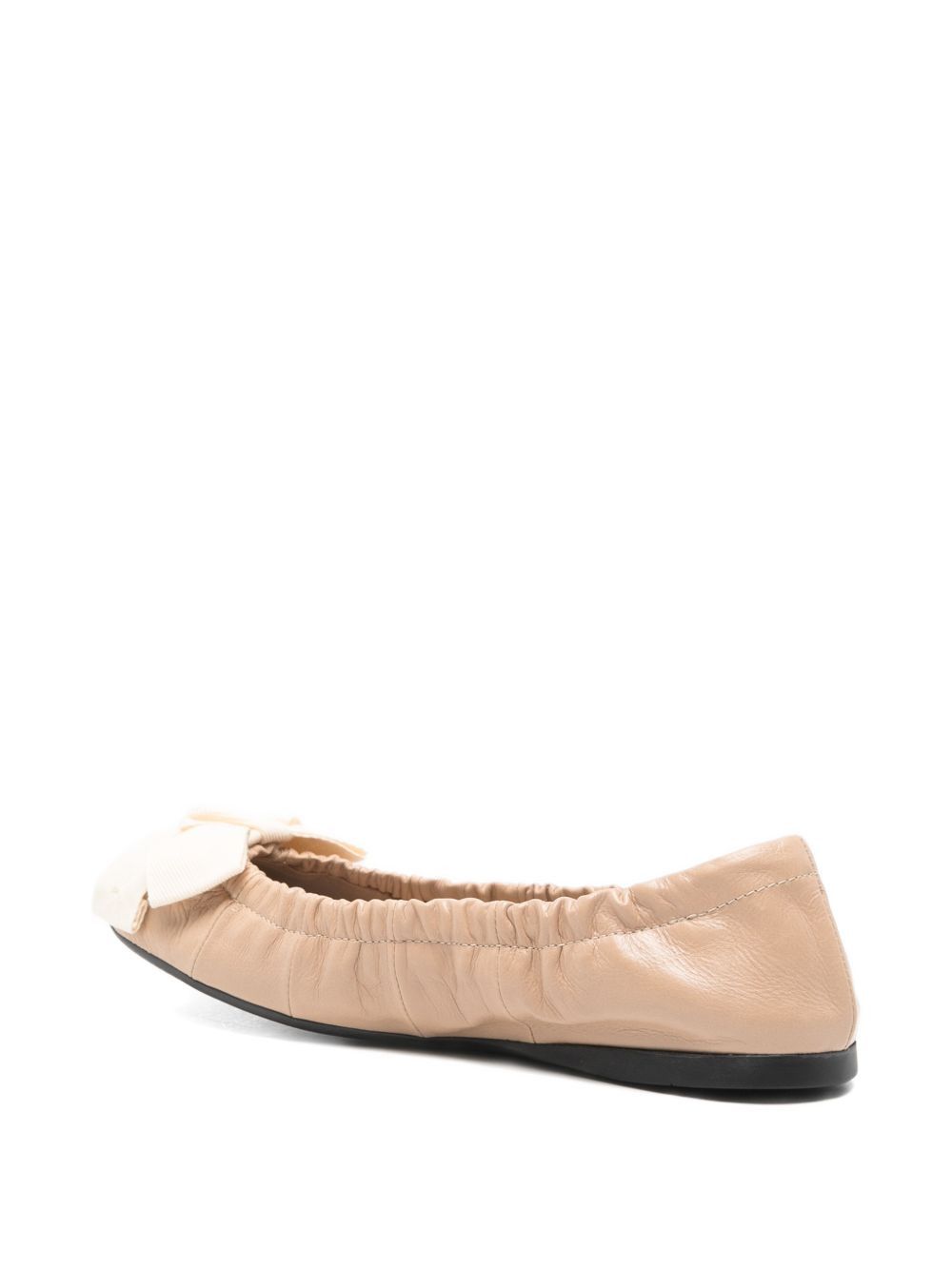 Prada LEATHER BALLET FLATS Size US 6 / IT 36 - 2 Thumbnail
