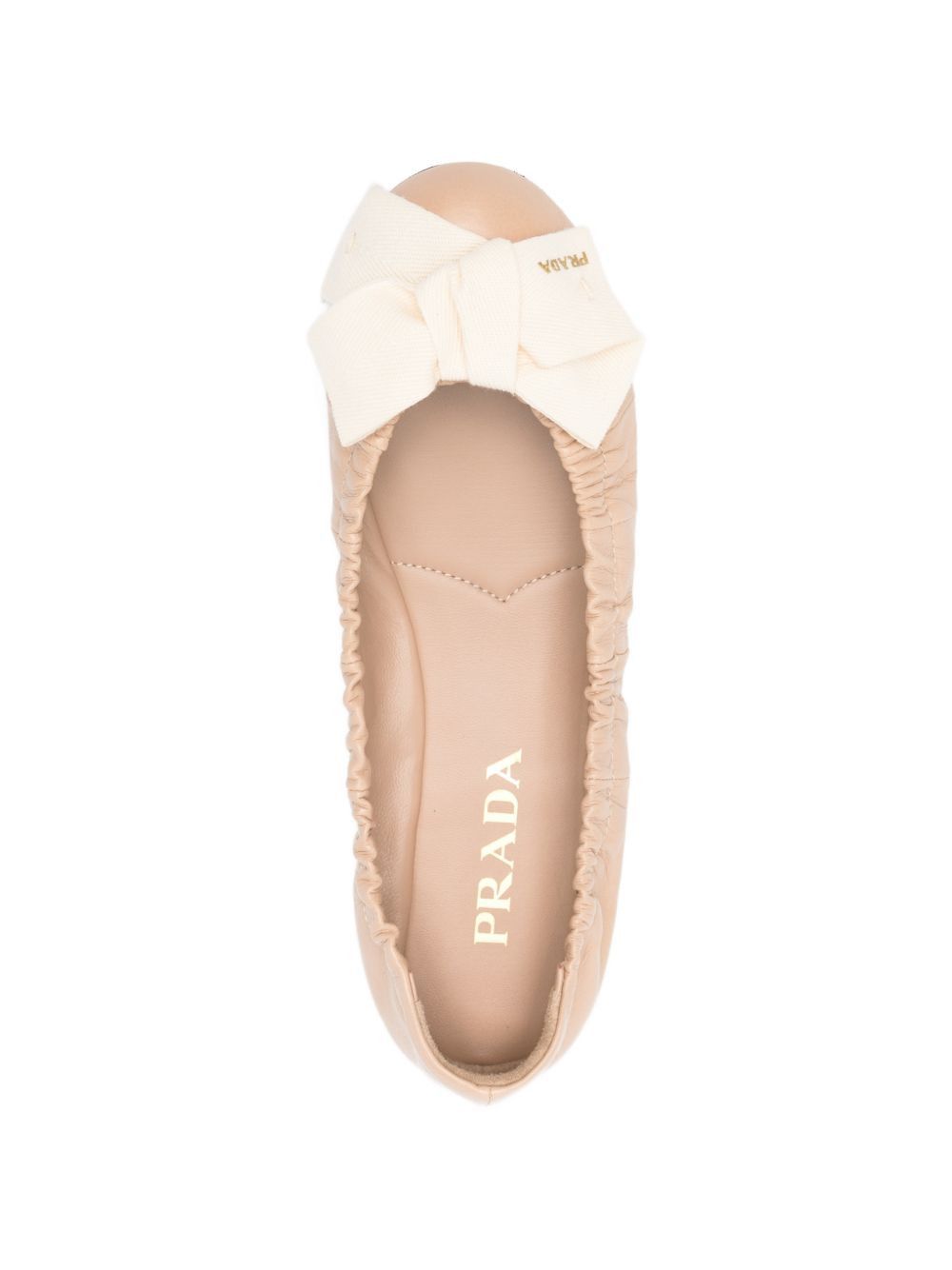 Prada LEATHER BALLET FLATS Size US 11 / IT 41 - 3 Thumbnail