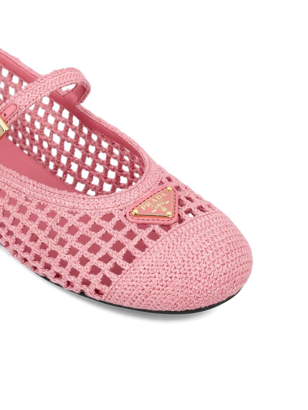 Prada CROCHET BALLET FLATS Size US 6 / IT 36 - 4 Thumbnail