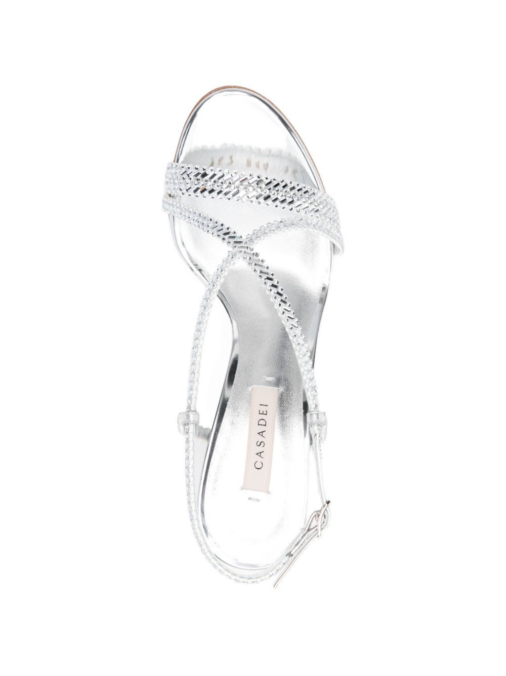 Casadei STARSWAY JULIA HEEL SANDALS Size US 10 / IT 40 - 3 Thumbnail