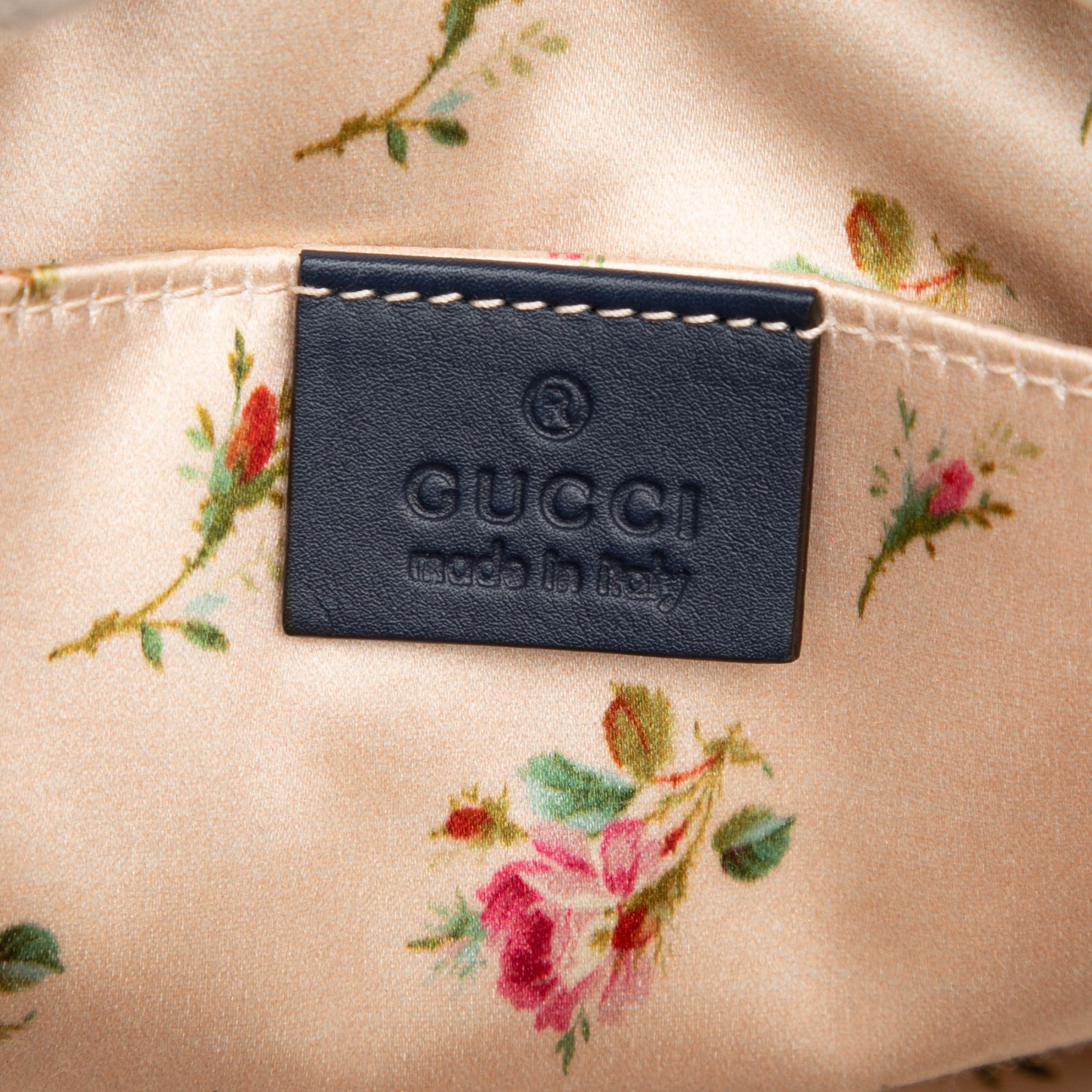Gucci Gucci Small GG Marmont Matelasse Denim Pearly Crossbody Size ONE SIZE - 5 Thumbnail